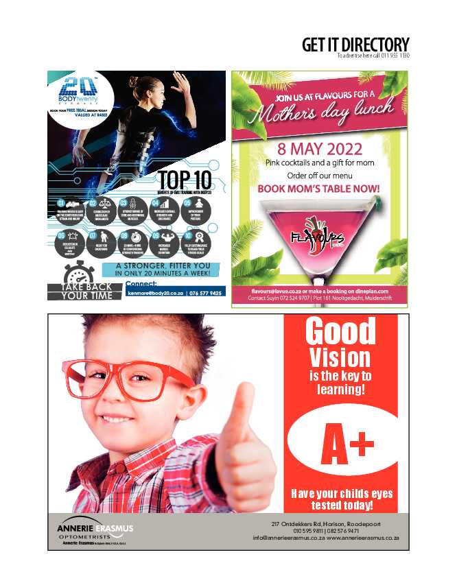 Get it JHB West – May 2022 page 29