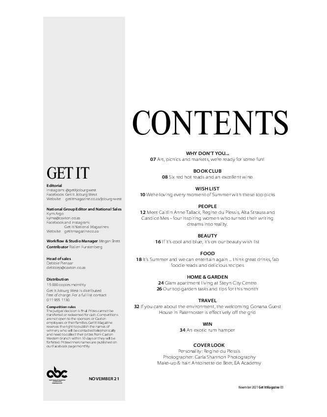 Get it JHB West – November 2021 page 3