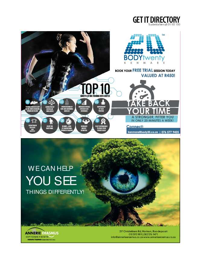 Get it JHB West – November 2021 page 31