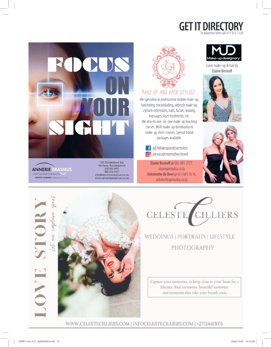 Get it JHB West – November 2022 page 31