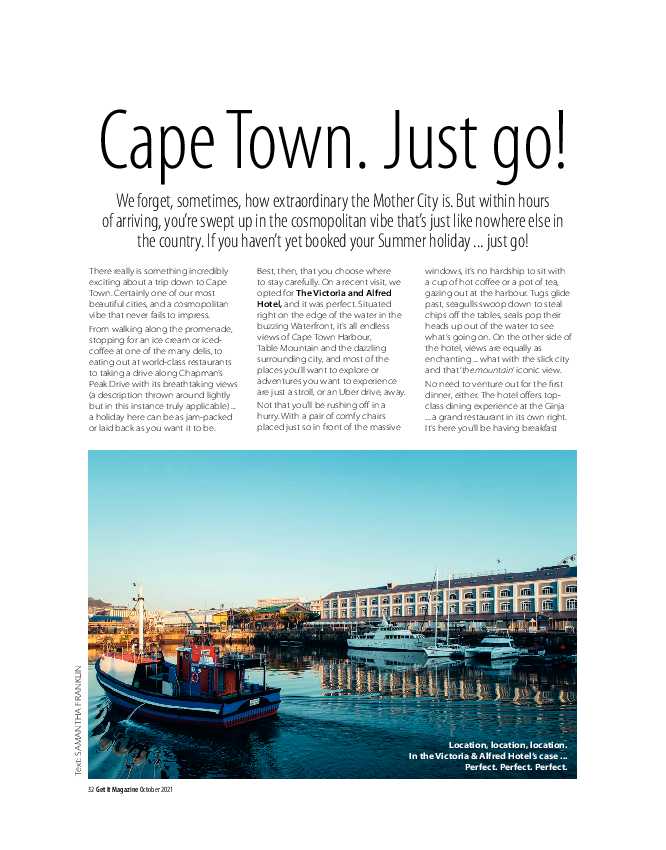 Get it JHB West – October 2021 page 32