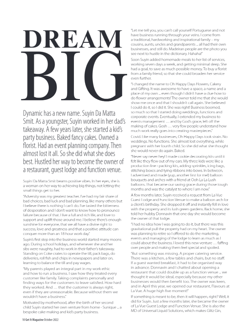 Get it JHB West – October 2022 page 10