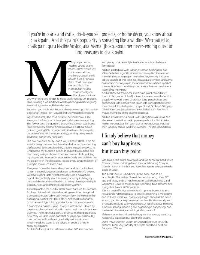 Get it JHB West – September 2021 page 23