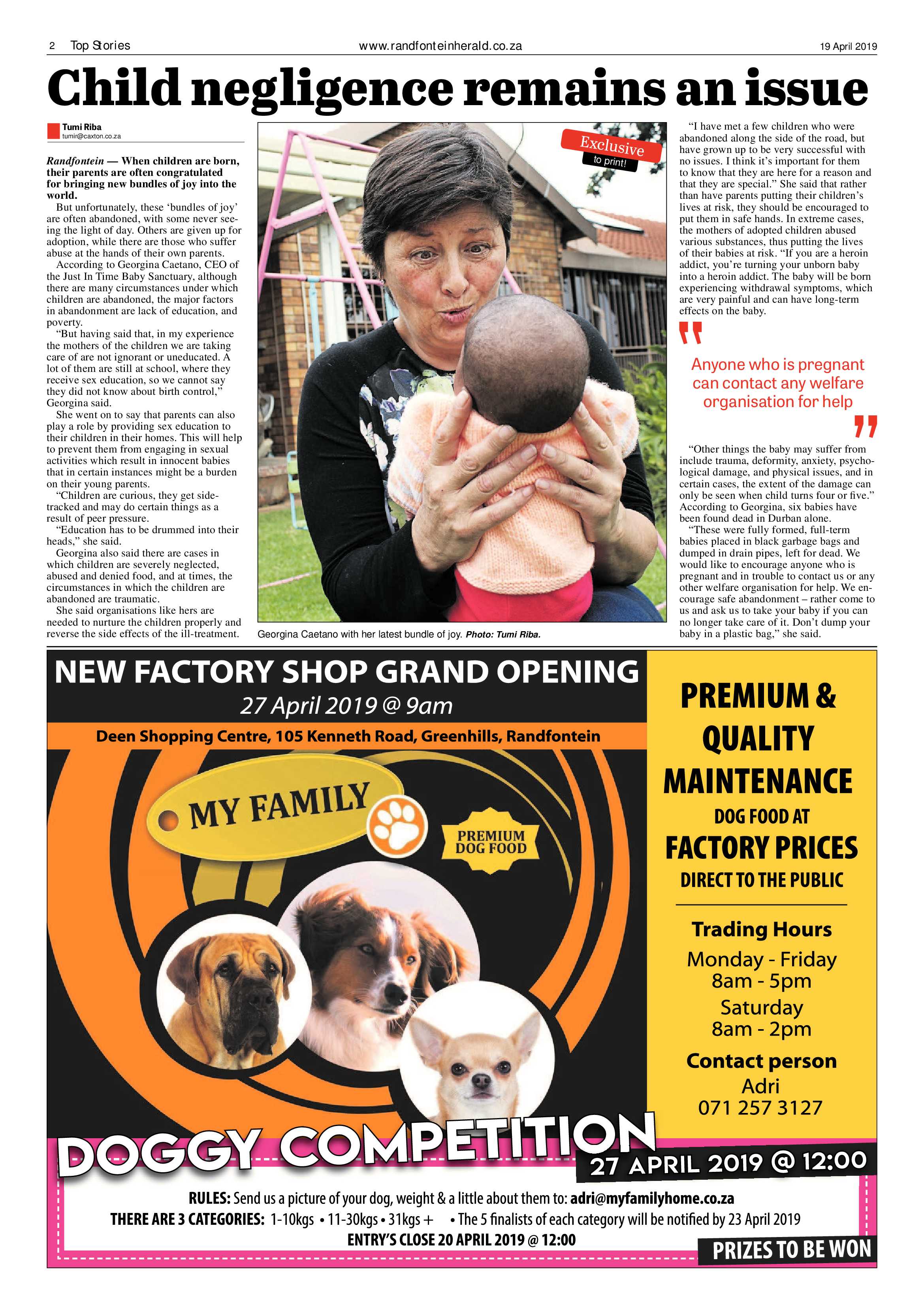 Randfontein Harald 19 April 2019 page 2