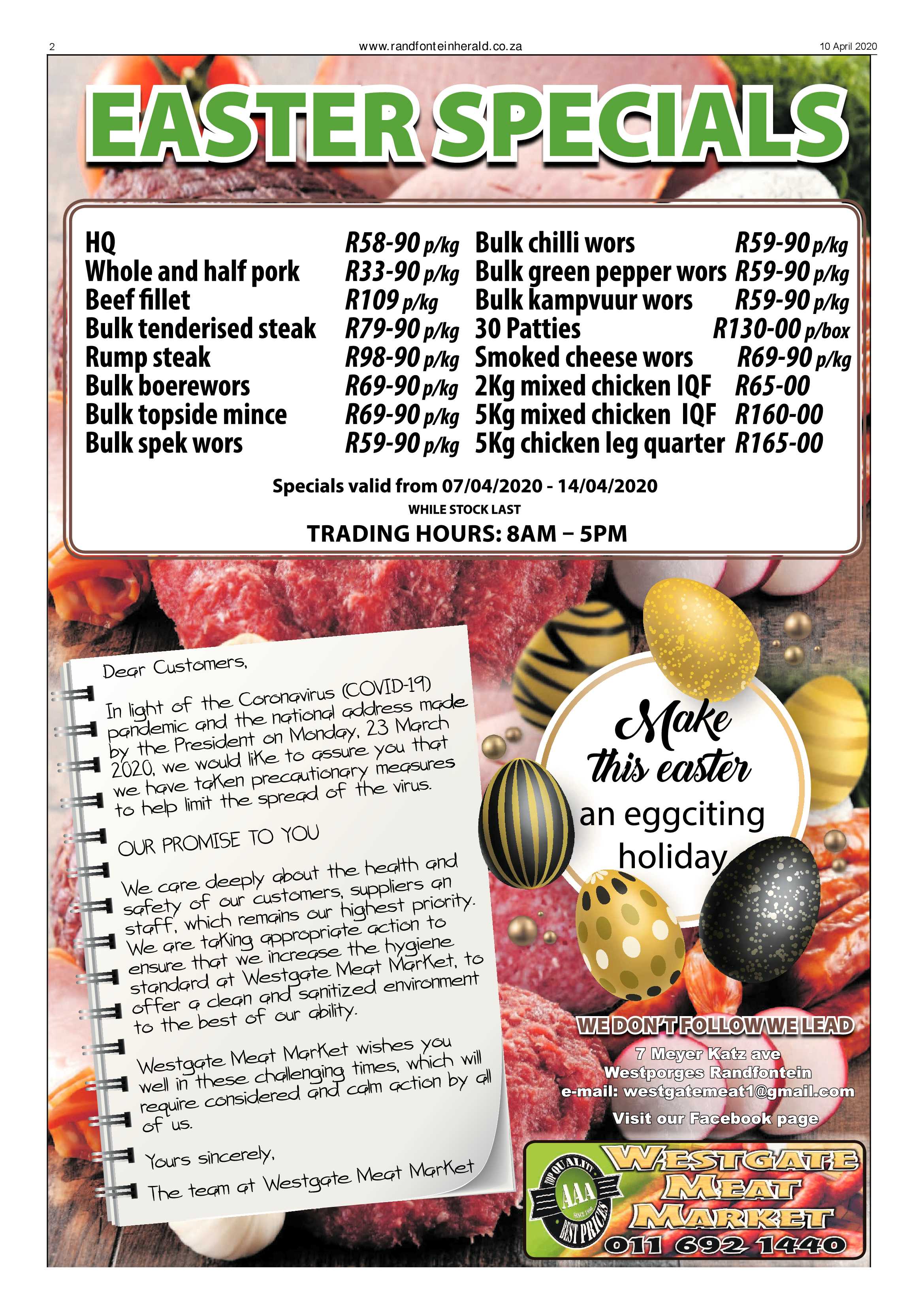 Randfontein Herald 10 April 2020 page 2