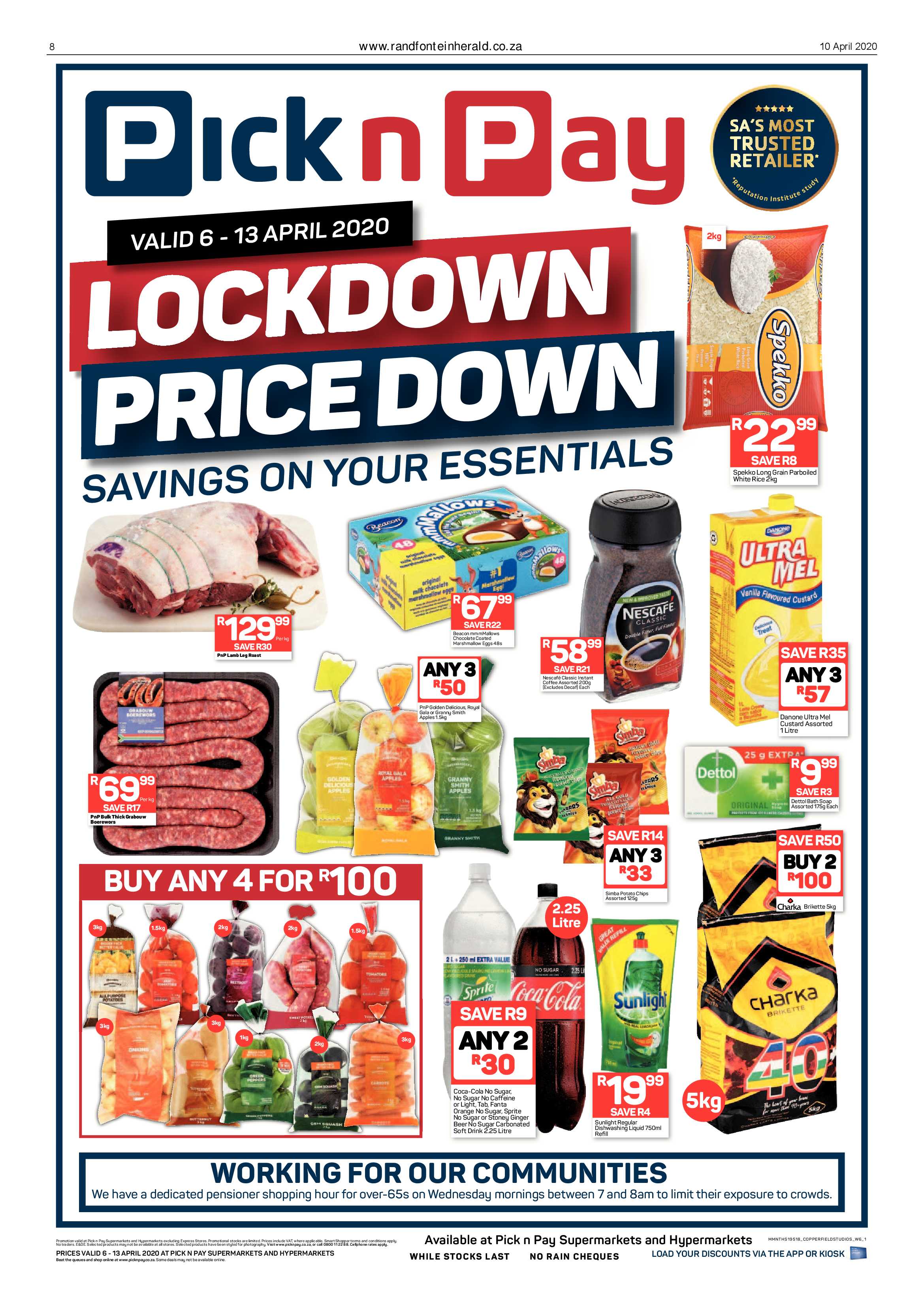 Randfontein Herald 10 April 2020 page 8