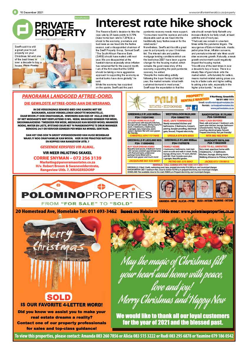 Randfontein Herald 10 December 2021 page 10