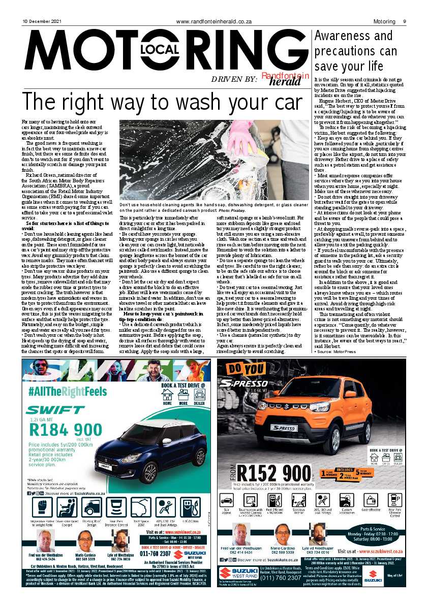 Randfontein Herald 10 December 2021 page 11