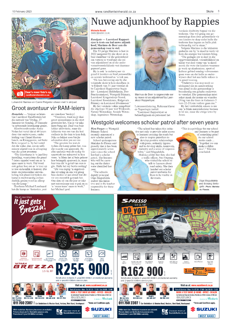 Randfontein Herald 10 February 2023 page 5