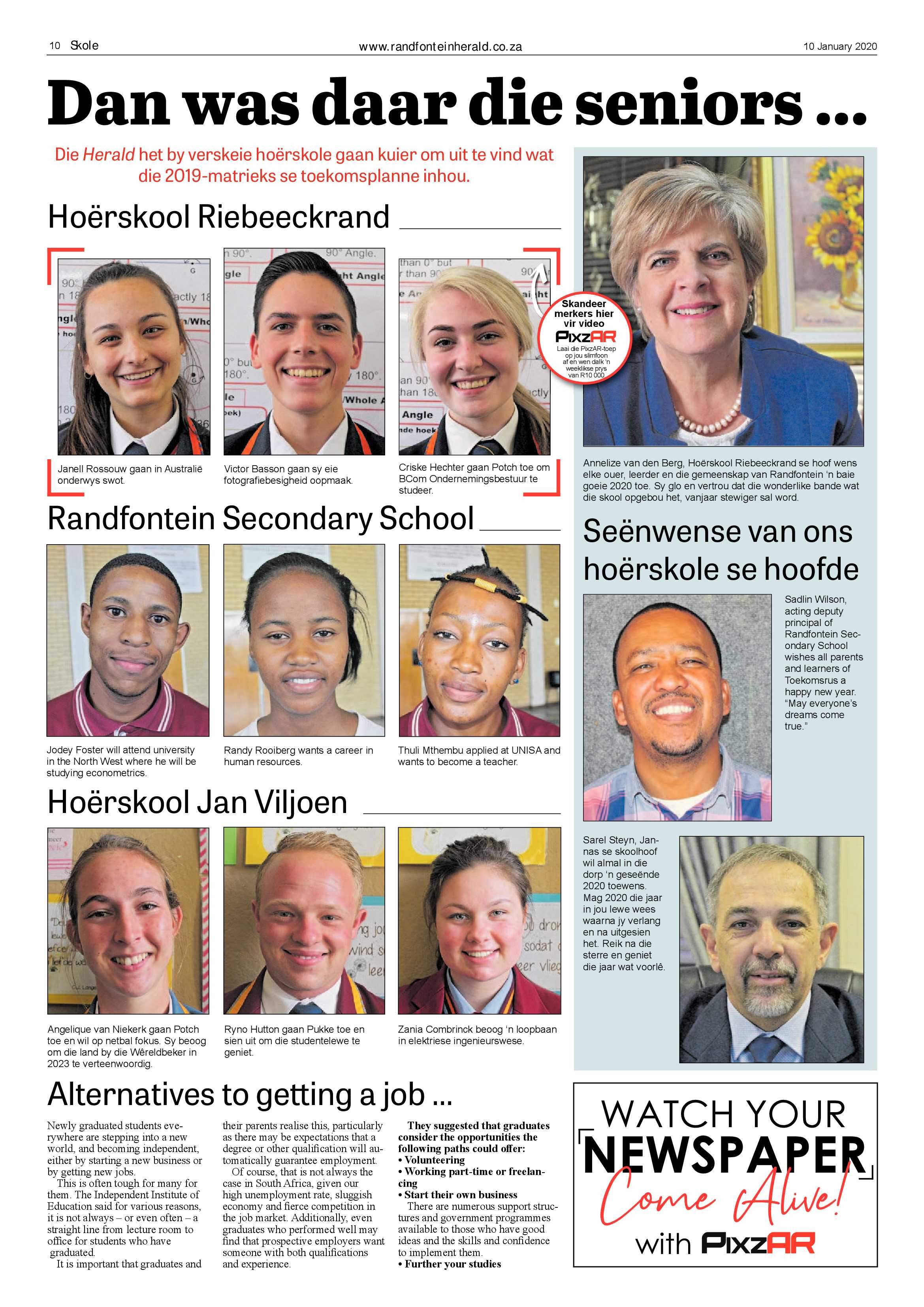 Randfontein Herald 10 January 2020 page 10