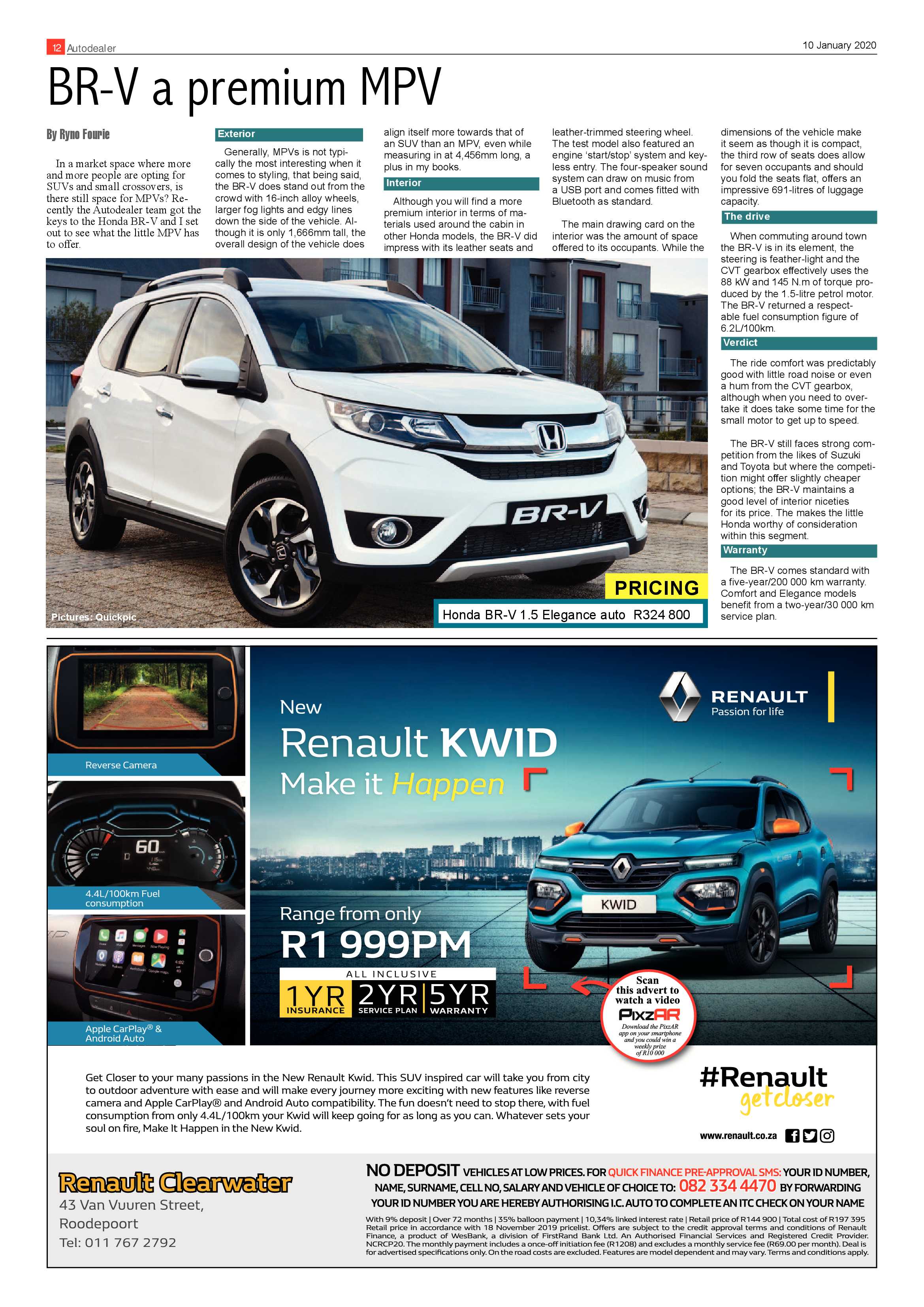 Randfontein Herald 10 January 2020 page 12