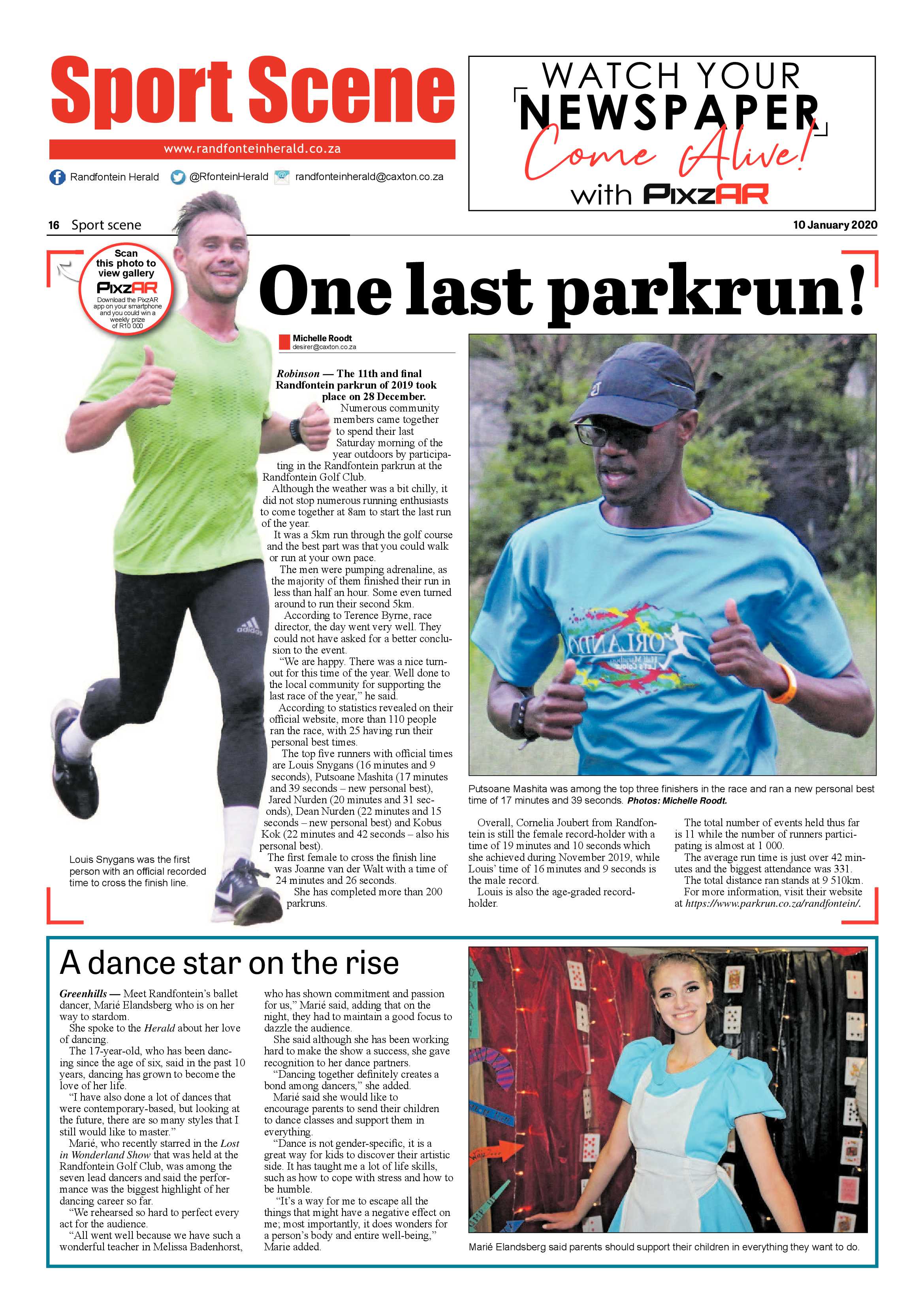 Randfontein Herald 10 January 2020 page 16