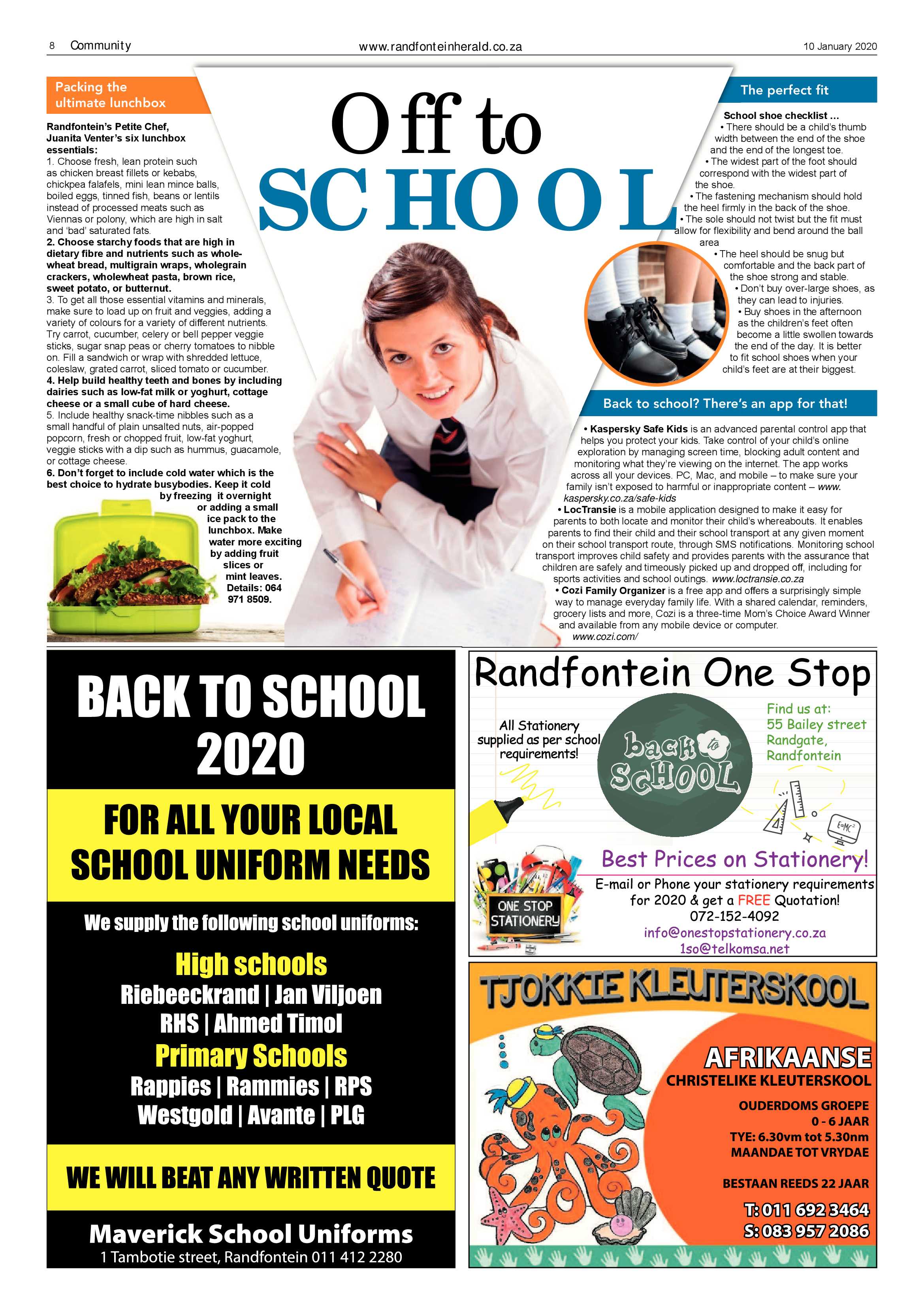Randfontein Herald 10 January 2020 page 8