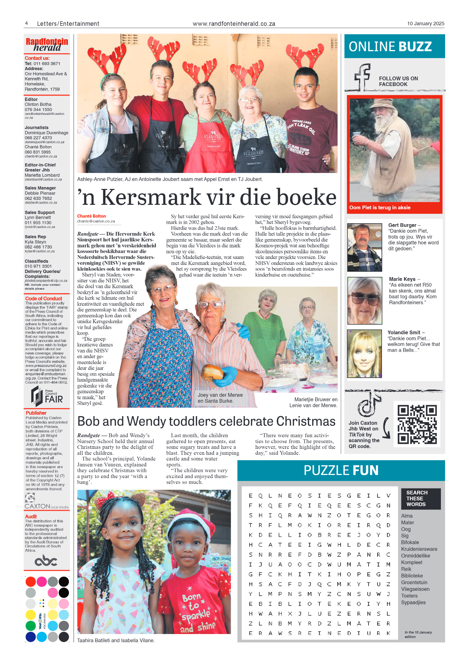 Randfontein Herald 10 January 2025 page 4