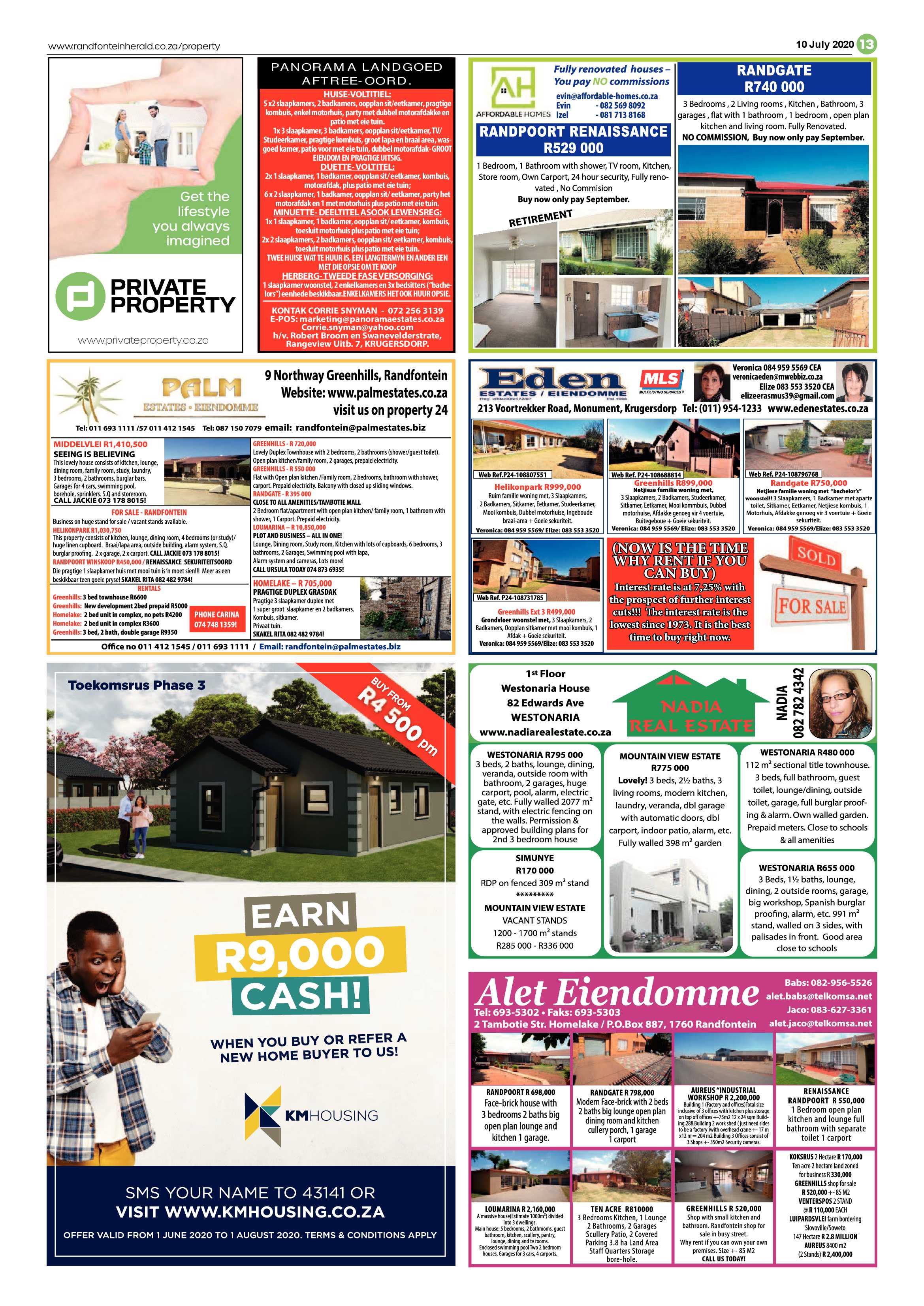 Randfontein Herald 10 July 2020 page 13