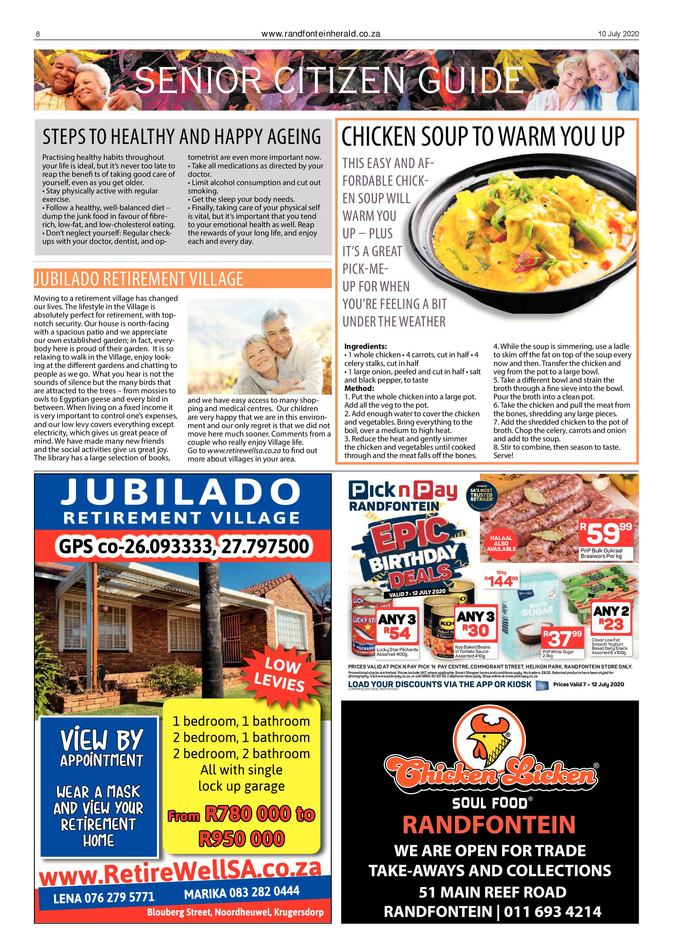 Randfontein Herald 10 July 2020 page 8