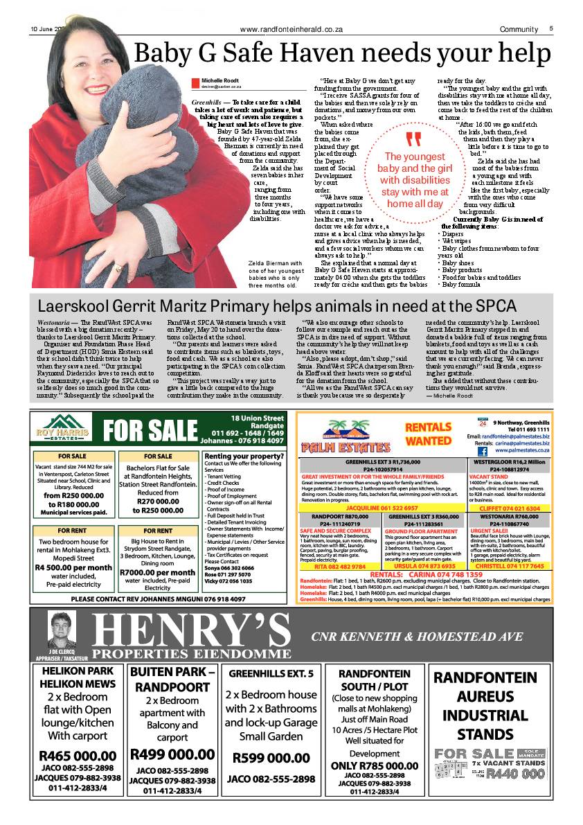 Randfontein Herald 10 June 2022 page 5