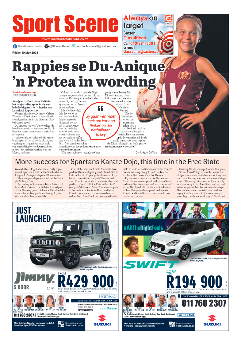 Randfontein Herald 10 May 2024 page 8