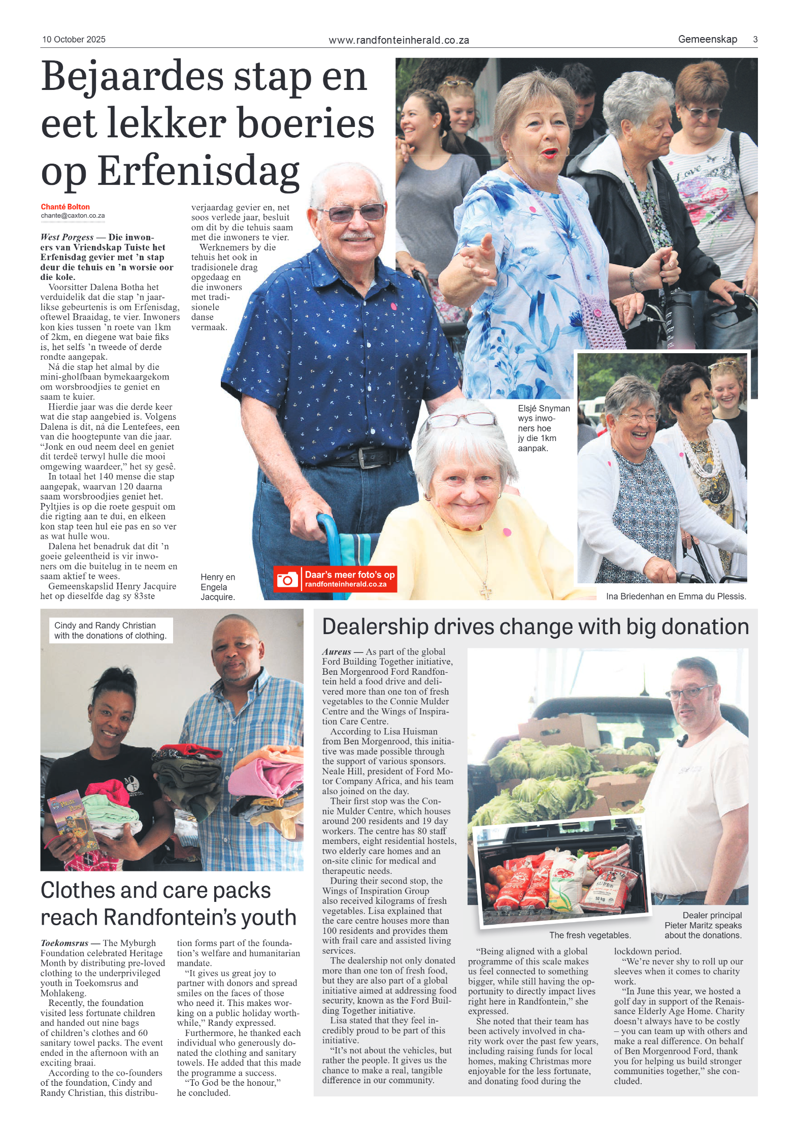 Randfontein Herald 10 October 2025 page 3