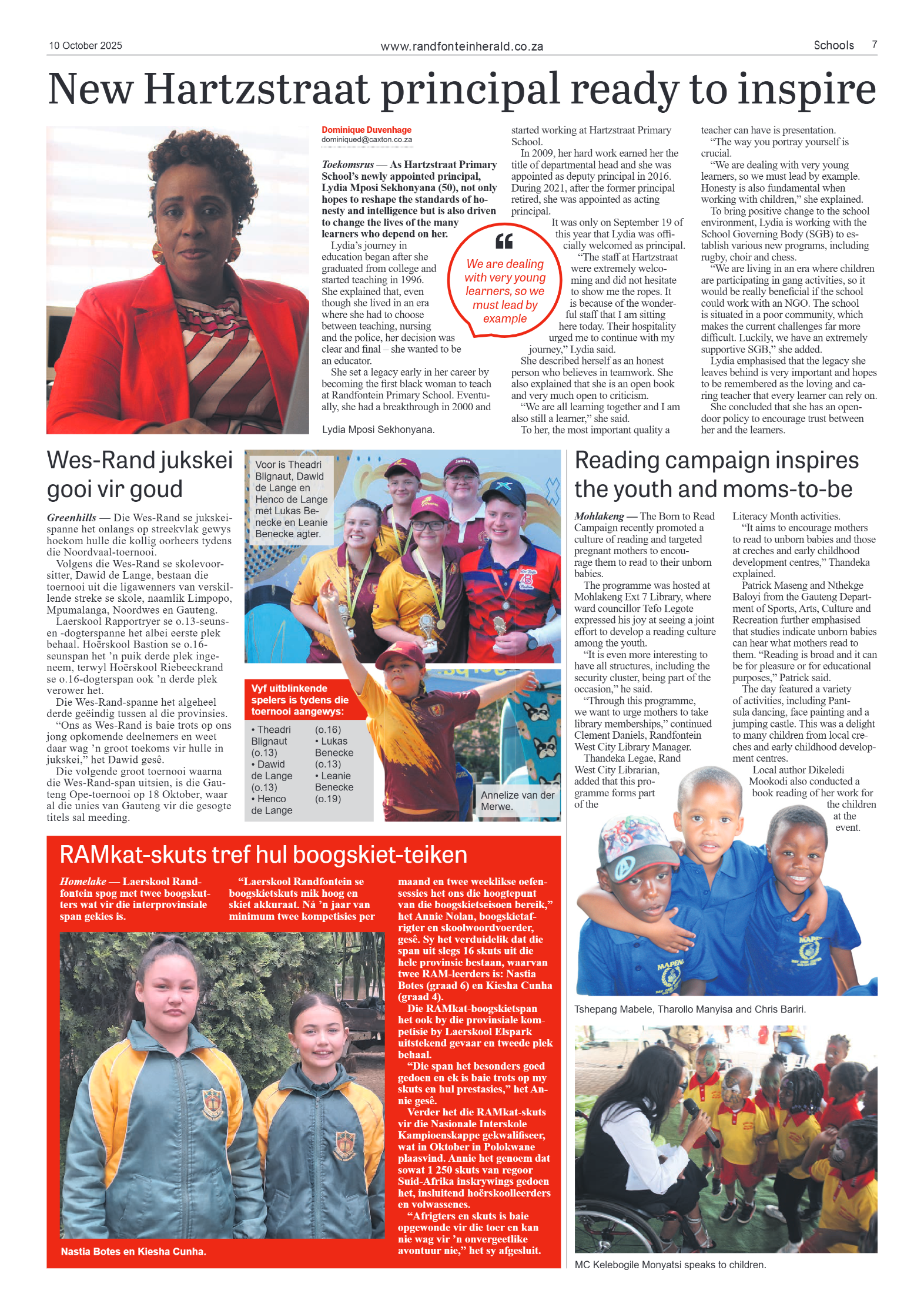 Randfontein Herald 10 October 2025 page 7