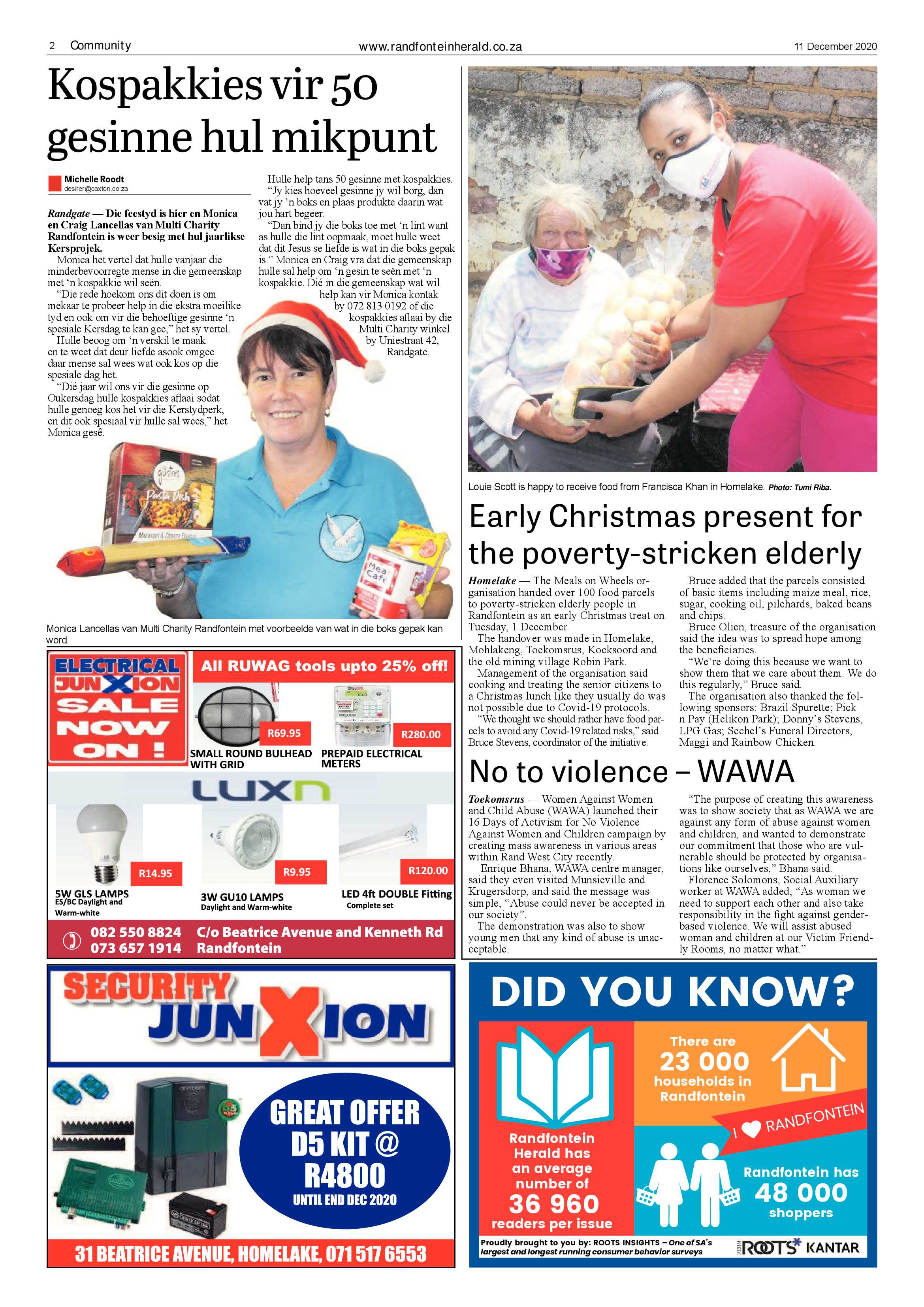 Randfontein Herald 11 December 2020 page 2