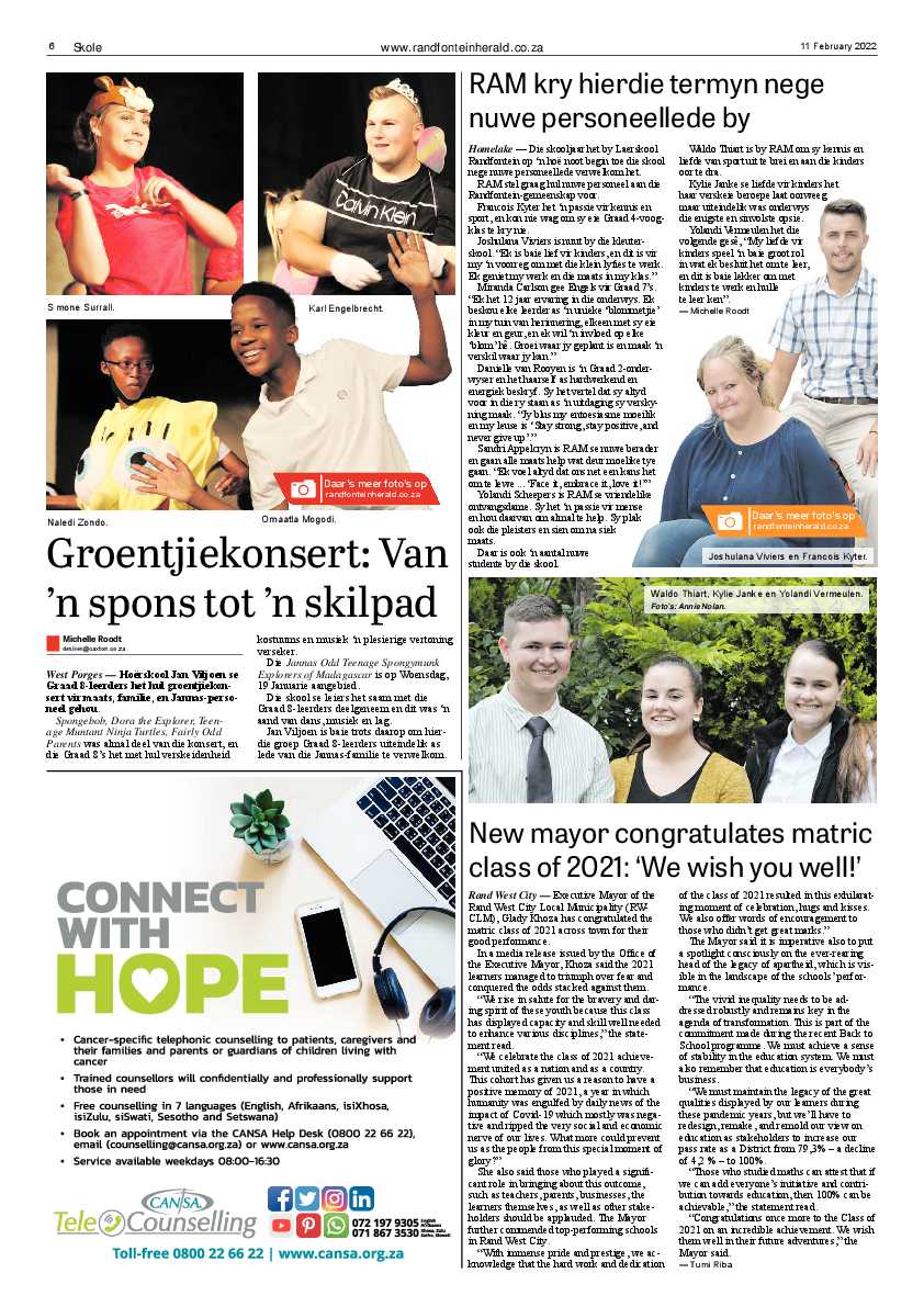 Randfontein Herald 11 February 2022 page 6