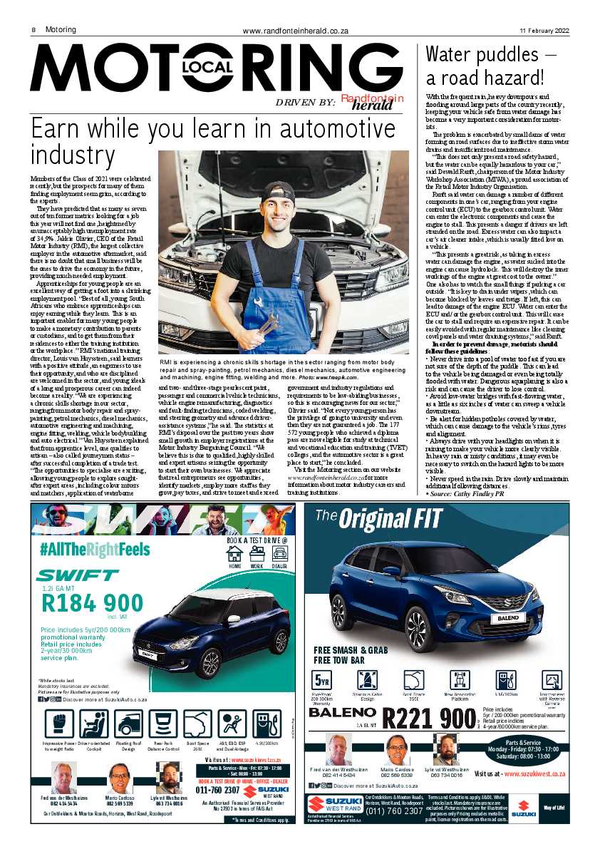 Randfontein Herald 11 February 2022 page 8