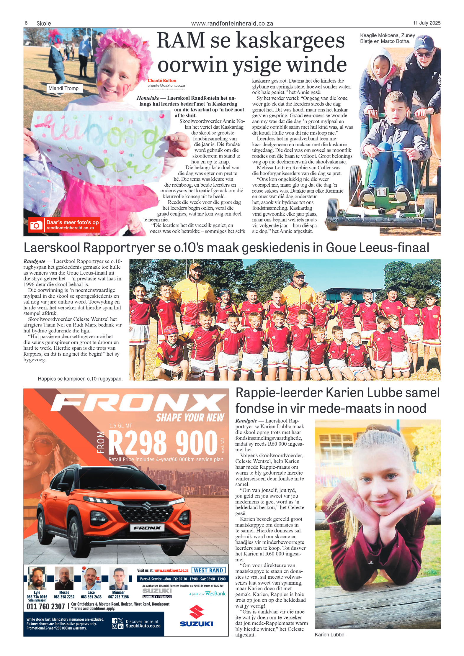 Randfontein Herald 11 July 2025 page 6