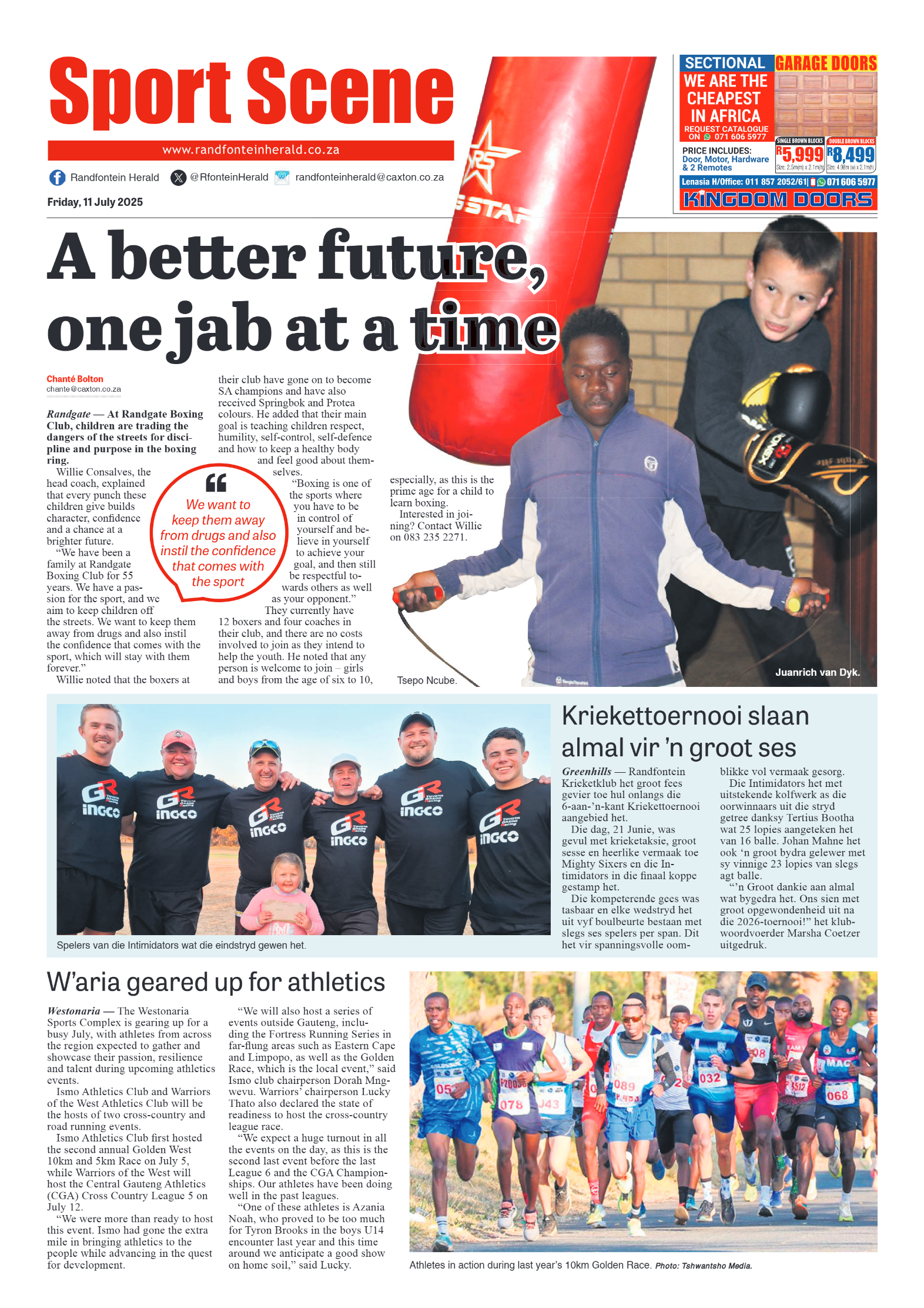 Randfontein Herald 11 July 2025 page 8