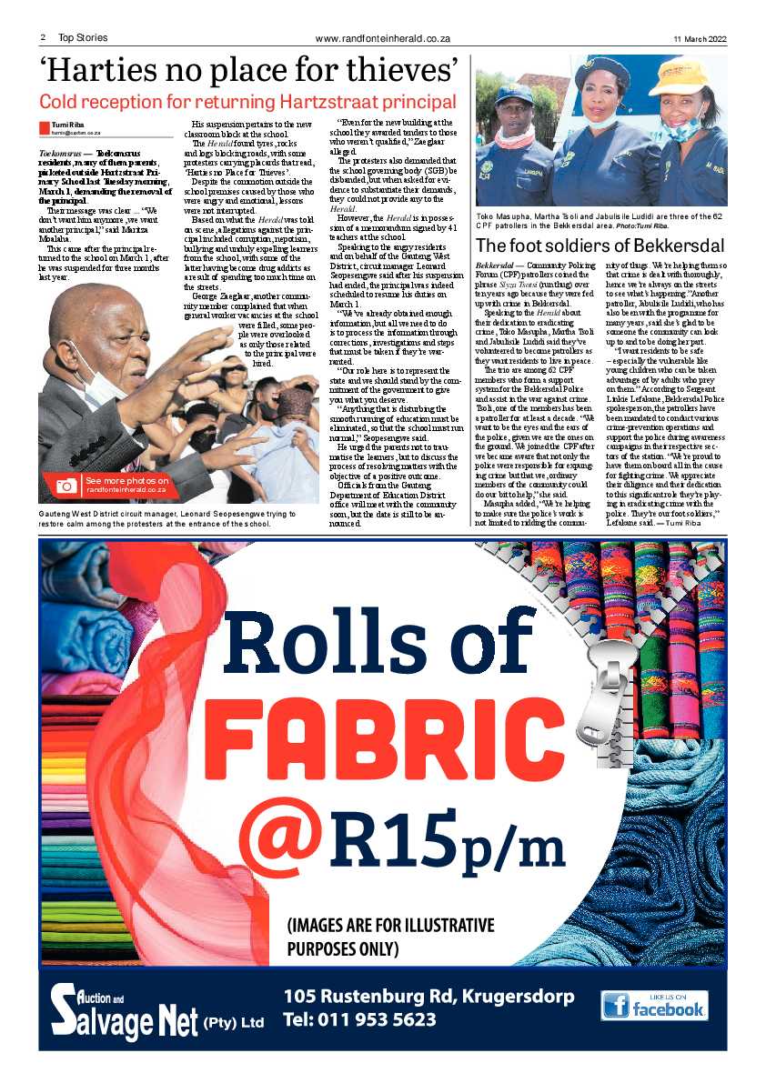 Randfontein Herald 11 March 2022 page 2