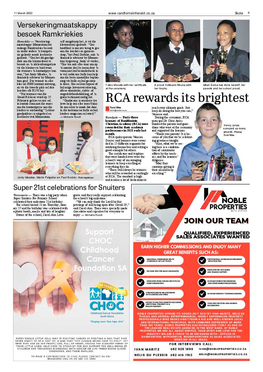Randfontein Herald 11 March 2022 page 5