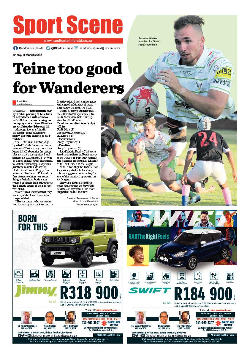 Randfontein Herald 11 March 2022 page 8