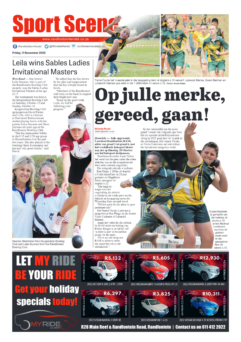 Randfontein Herald 11 November 2022 page 8