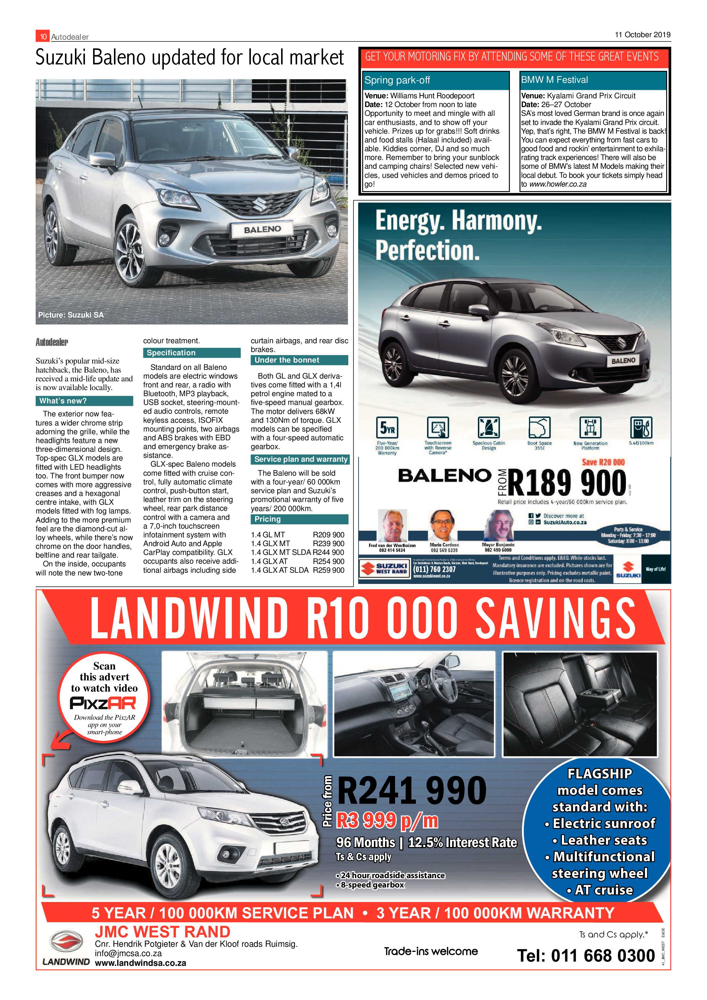 Randfontein Herald 11 October 2019 page 10