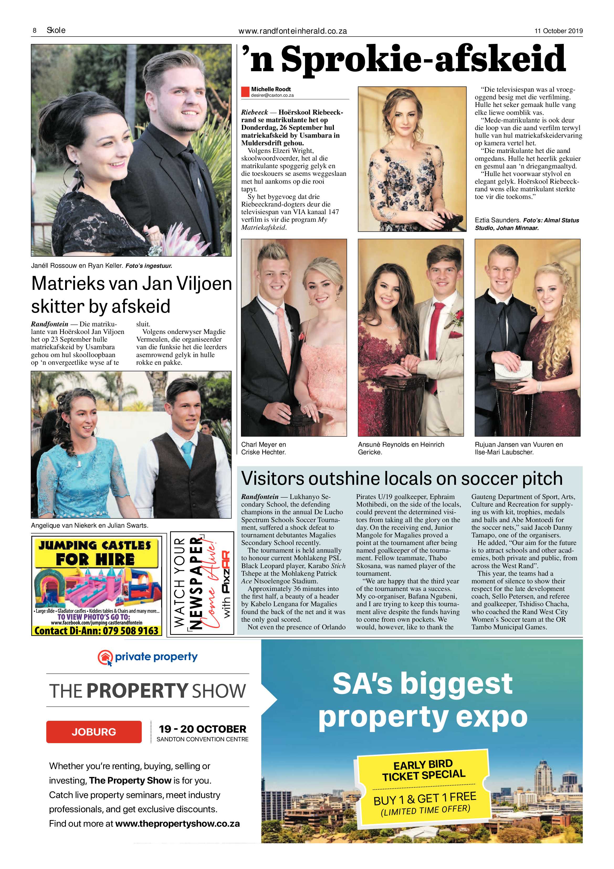 Randfontein Herald 11 October 2019 page 8