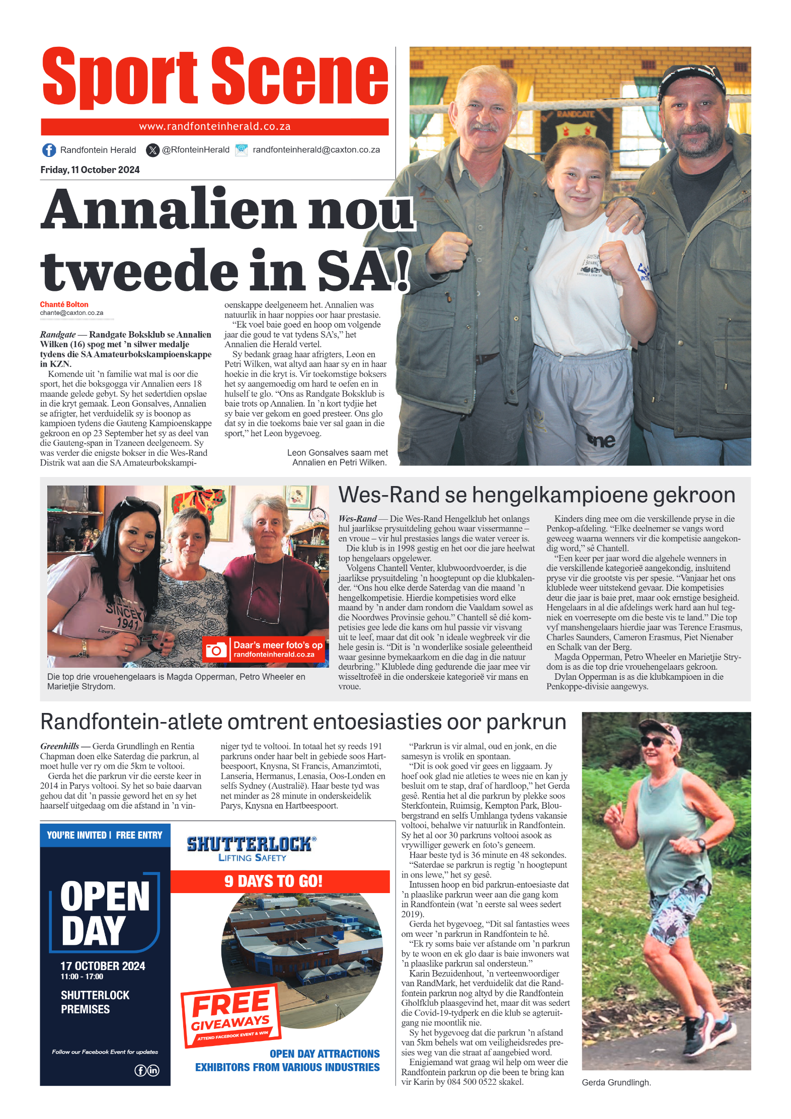 Randfontein Herald 11 October 2024 page 8