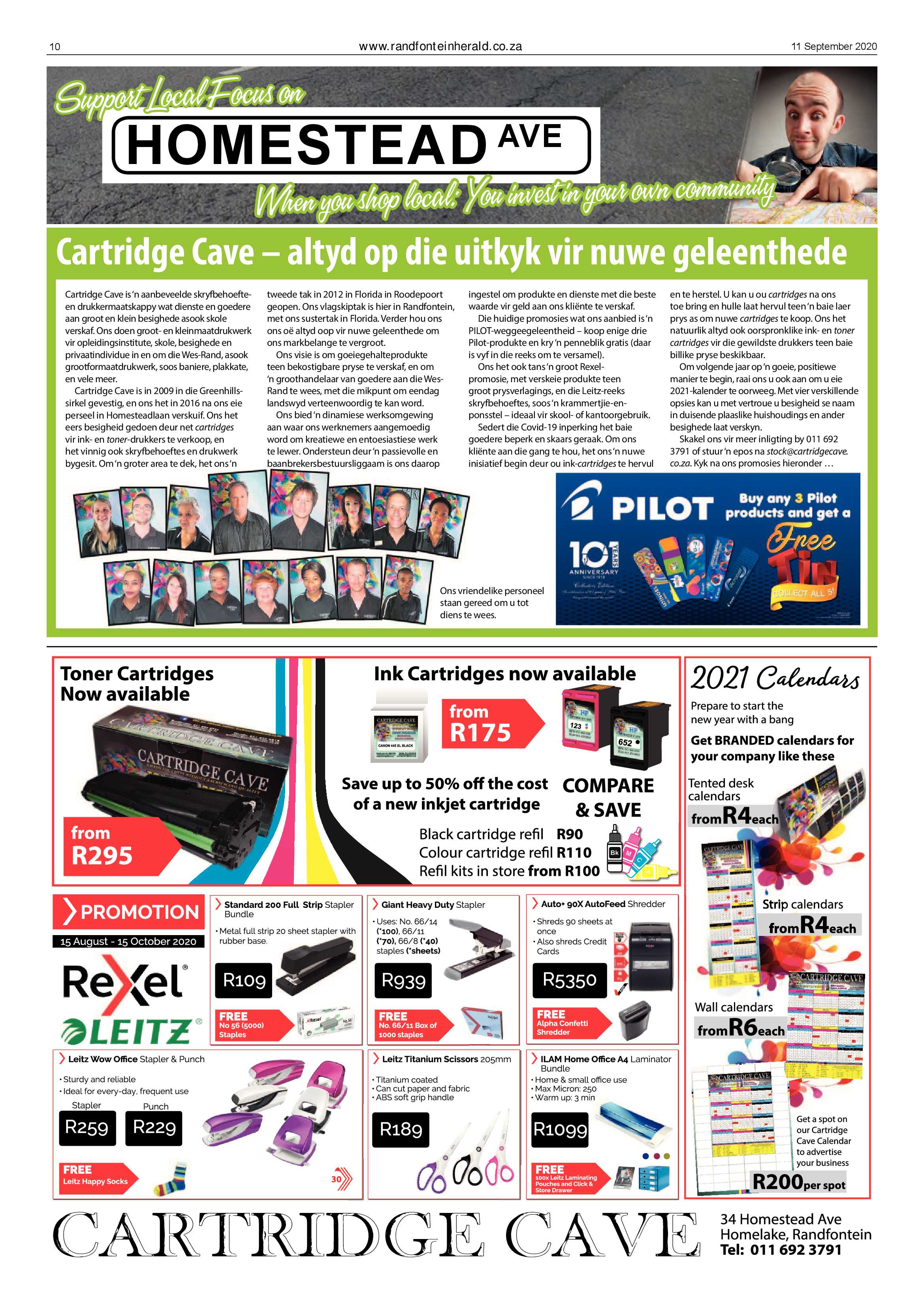 Randfontein Herald 11 September 2020 page 10
