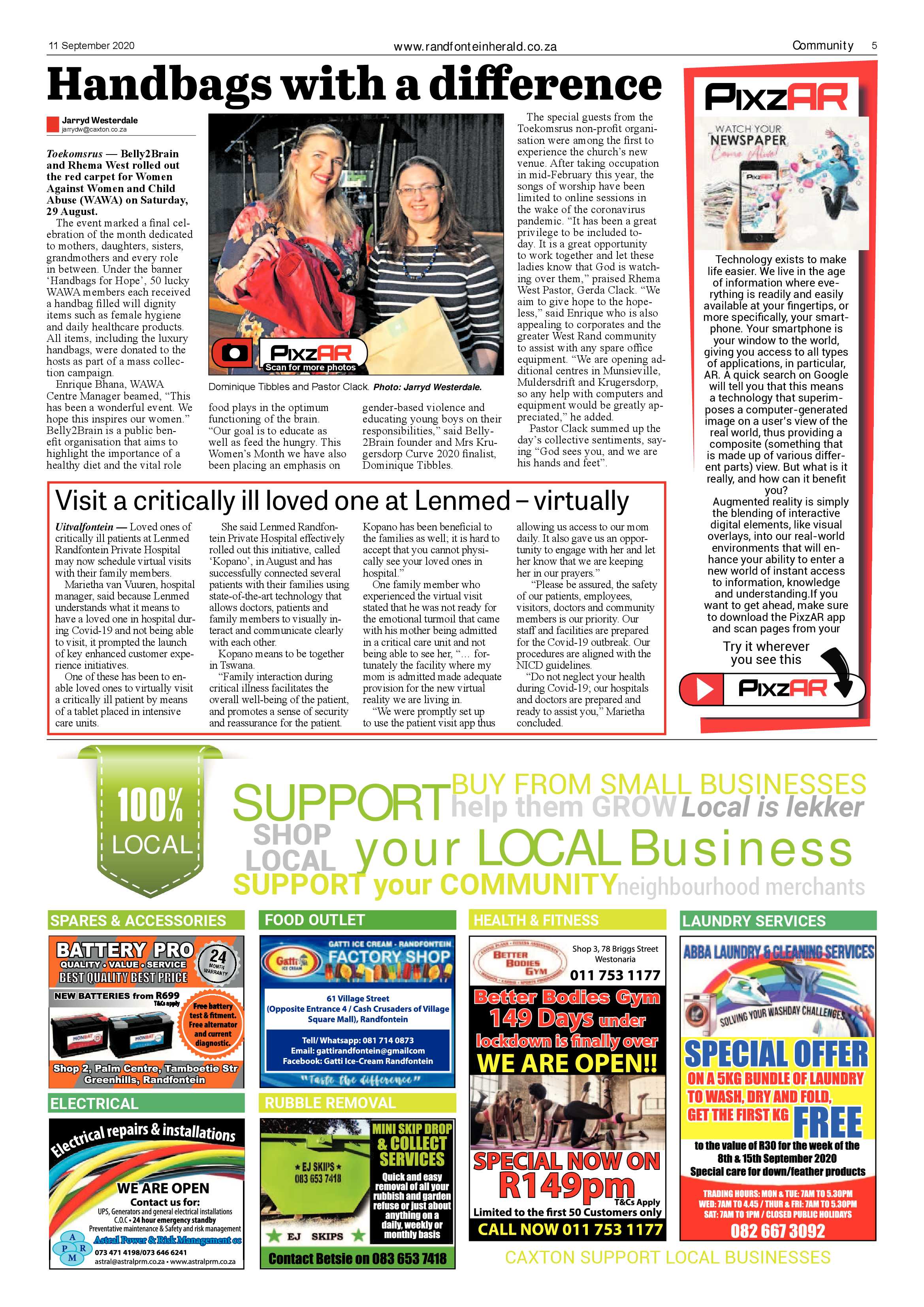 Randfontein Herald 11 September 2020 page 5