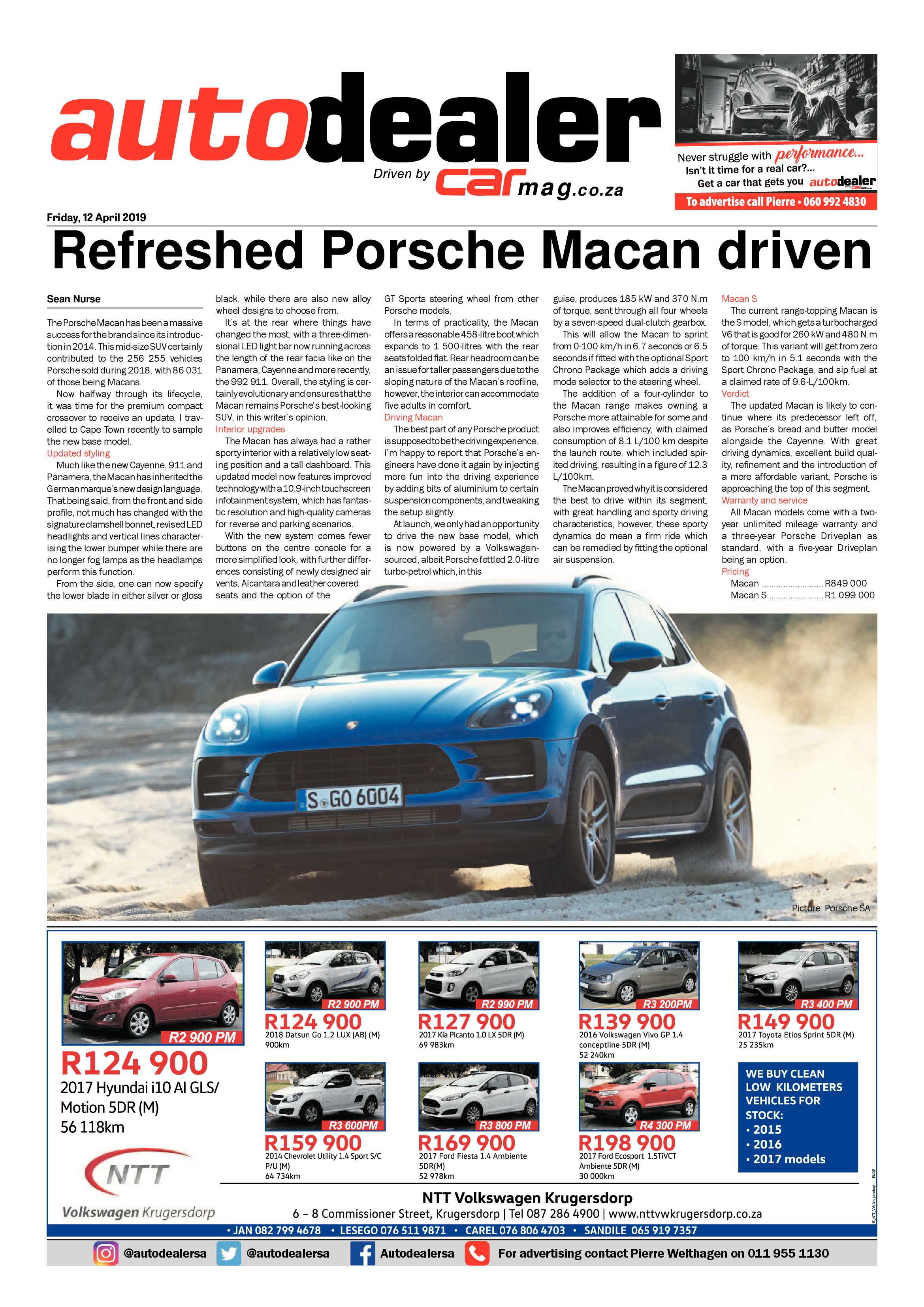 Randfontein Herald 12 April 2019 page 16