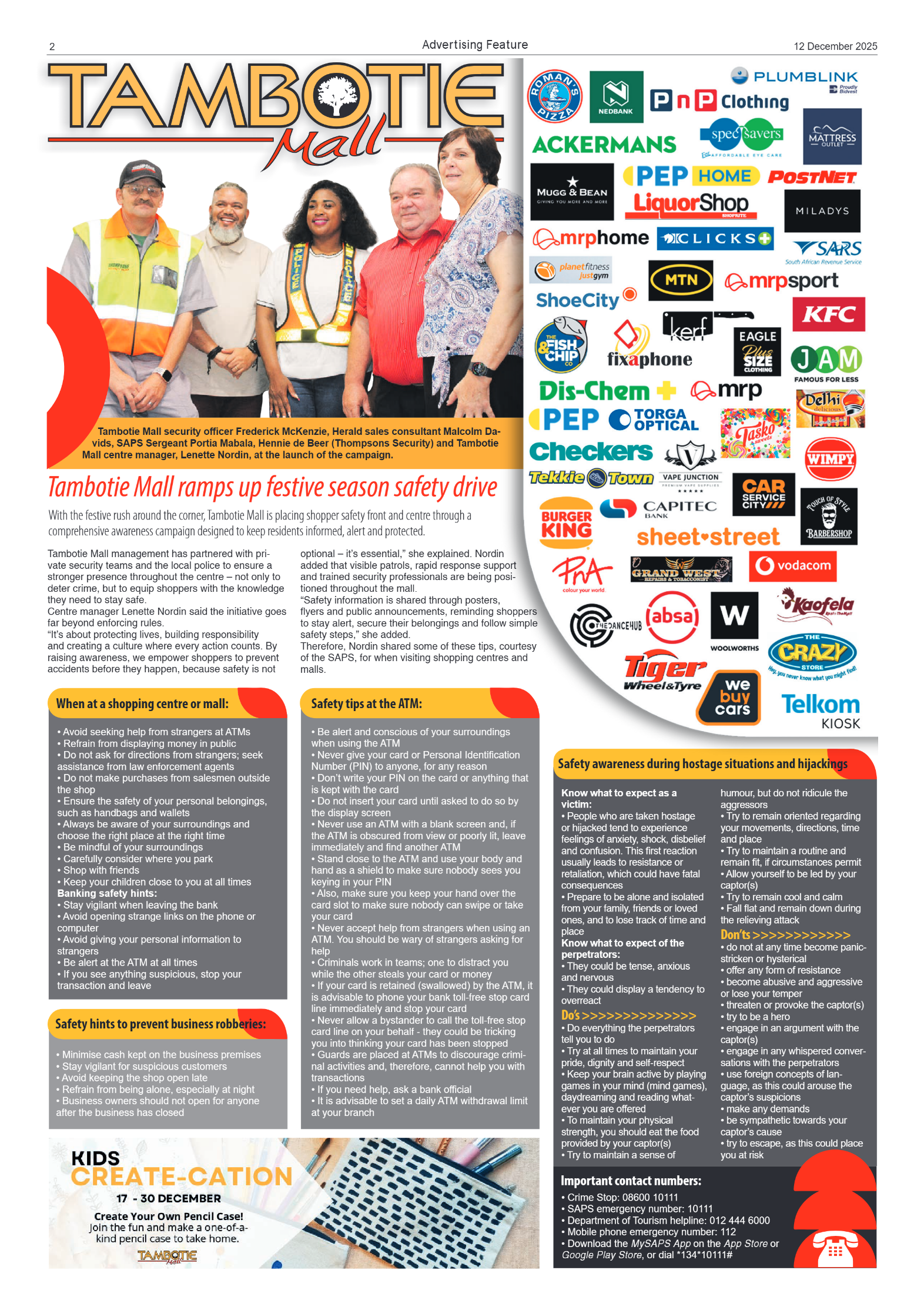 Randfontein Herald 12 December 2025 page 2