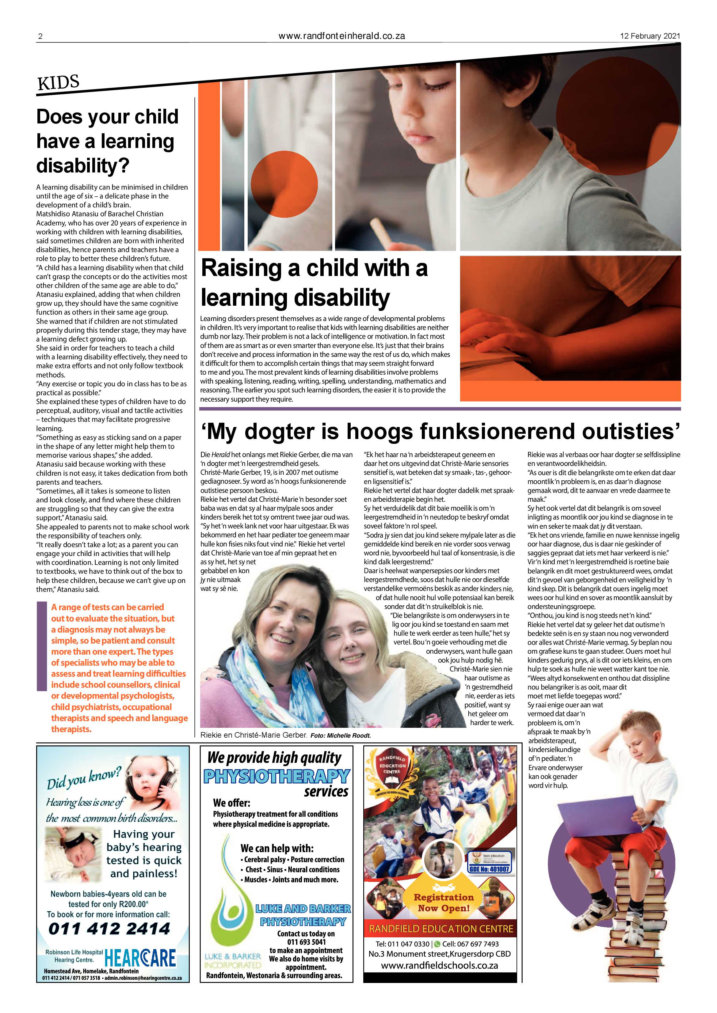 Randfontein Herald 12 February 2021 page 2