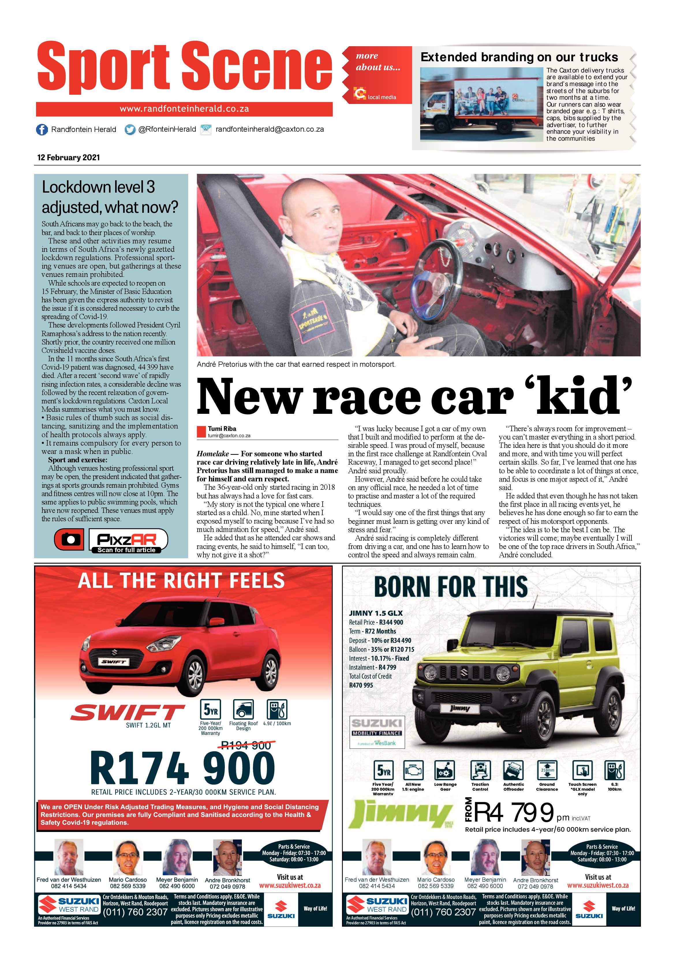 Randfontein Herald 12 February 2021 page 8