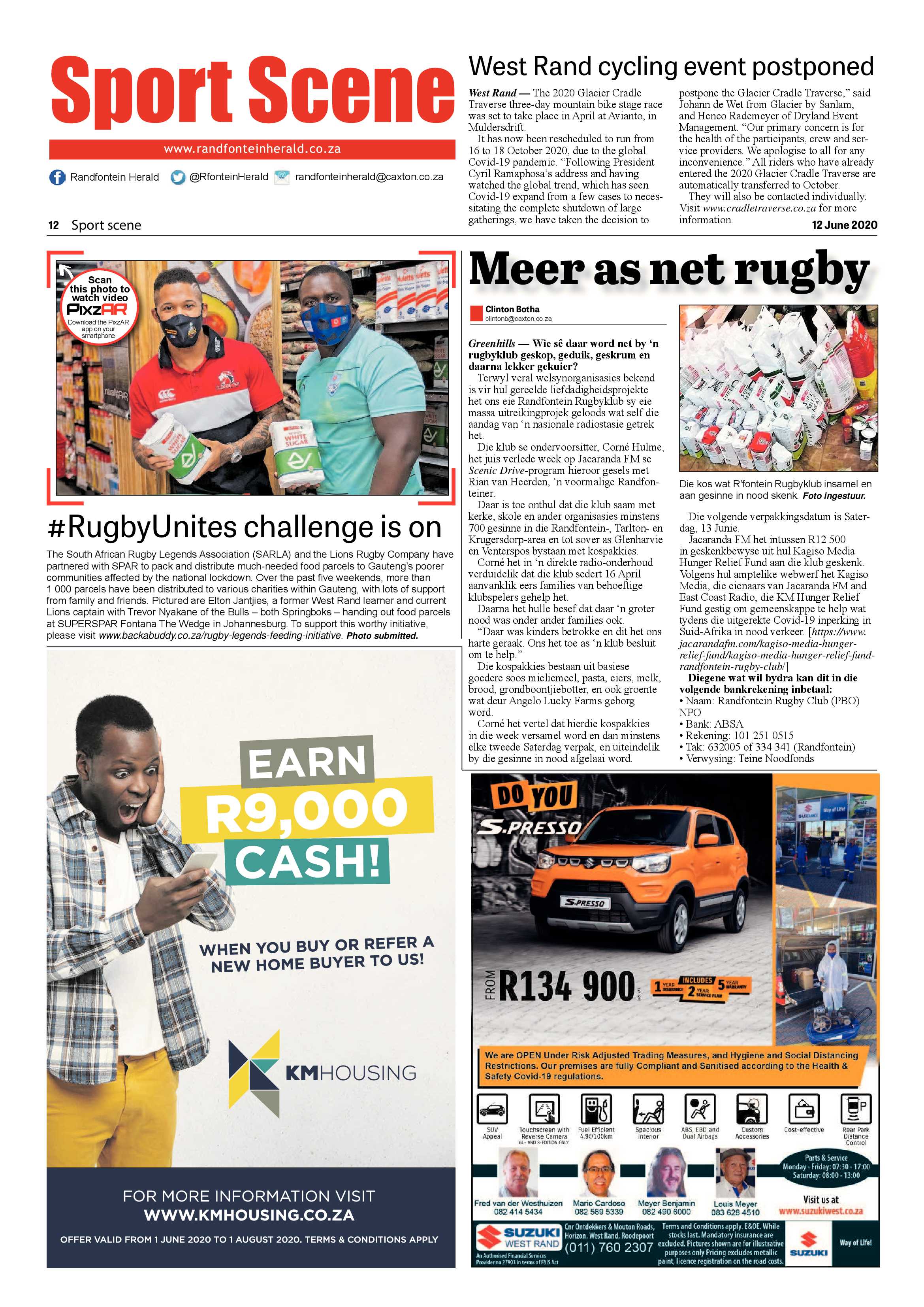 Randfontein Herald 12 June 2020 page 12
