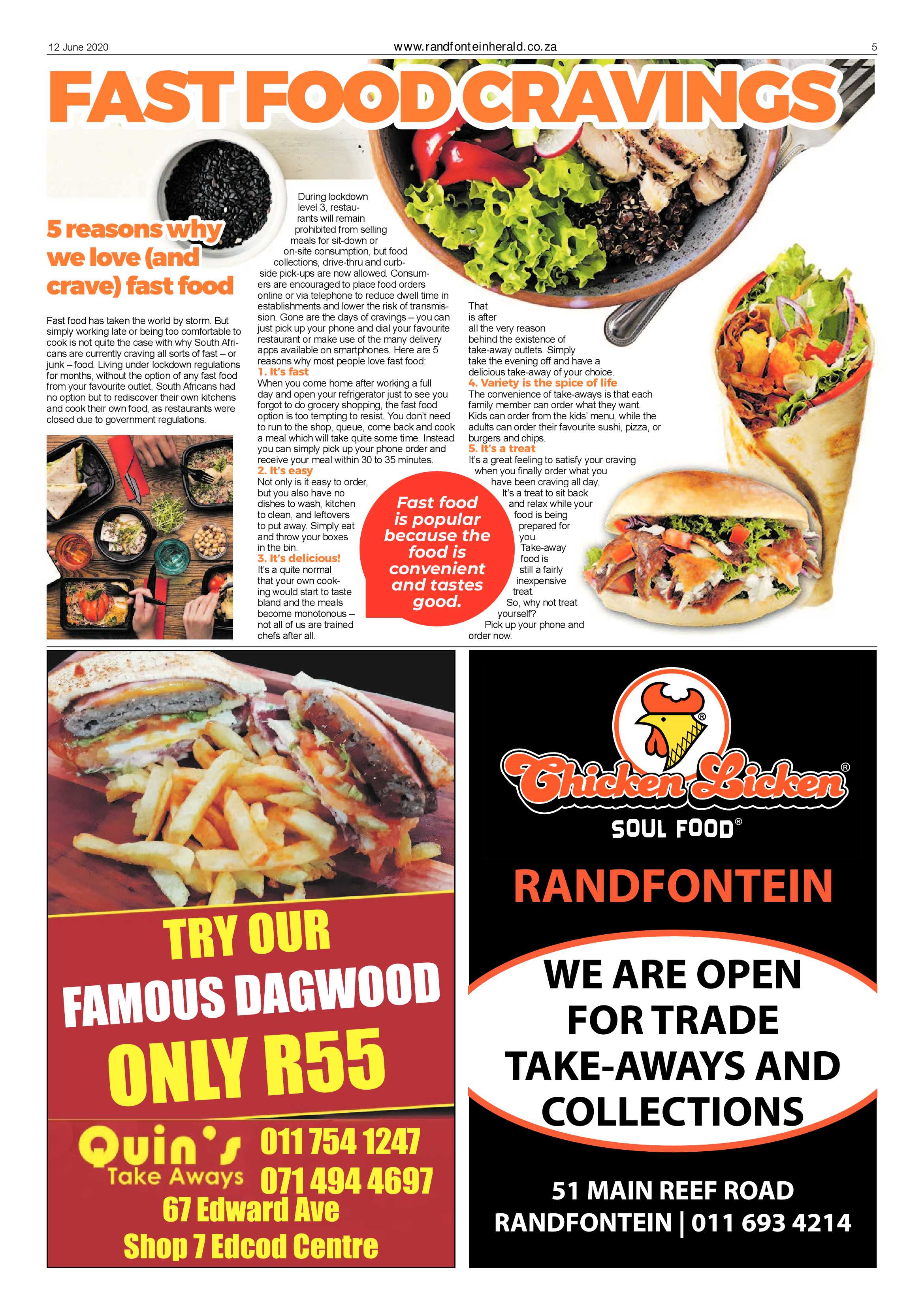 Randfontein Herald 12 June 2020 page 5