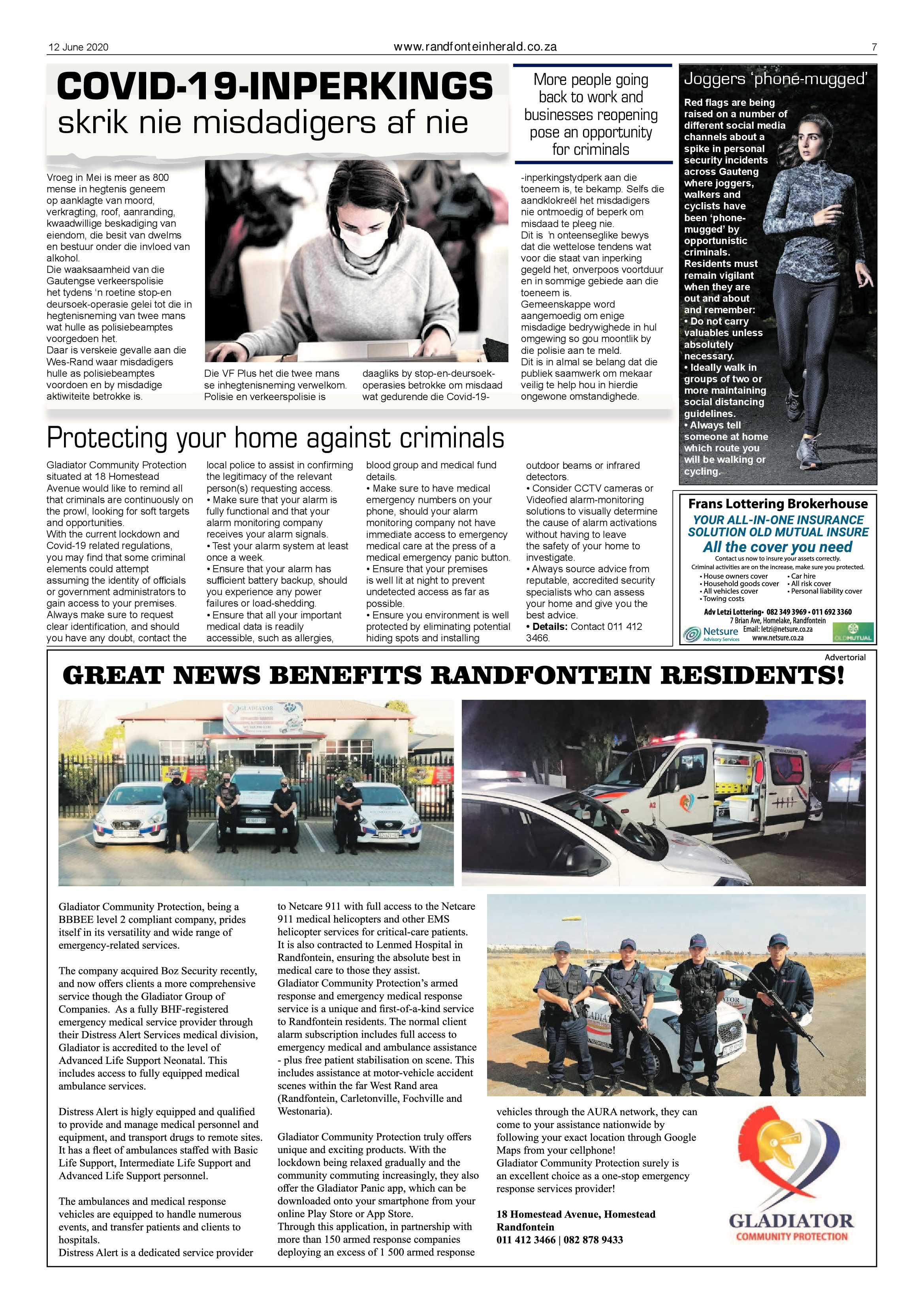 Randfontein Herald 12 June 2020 page 7