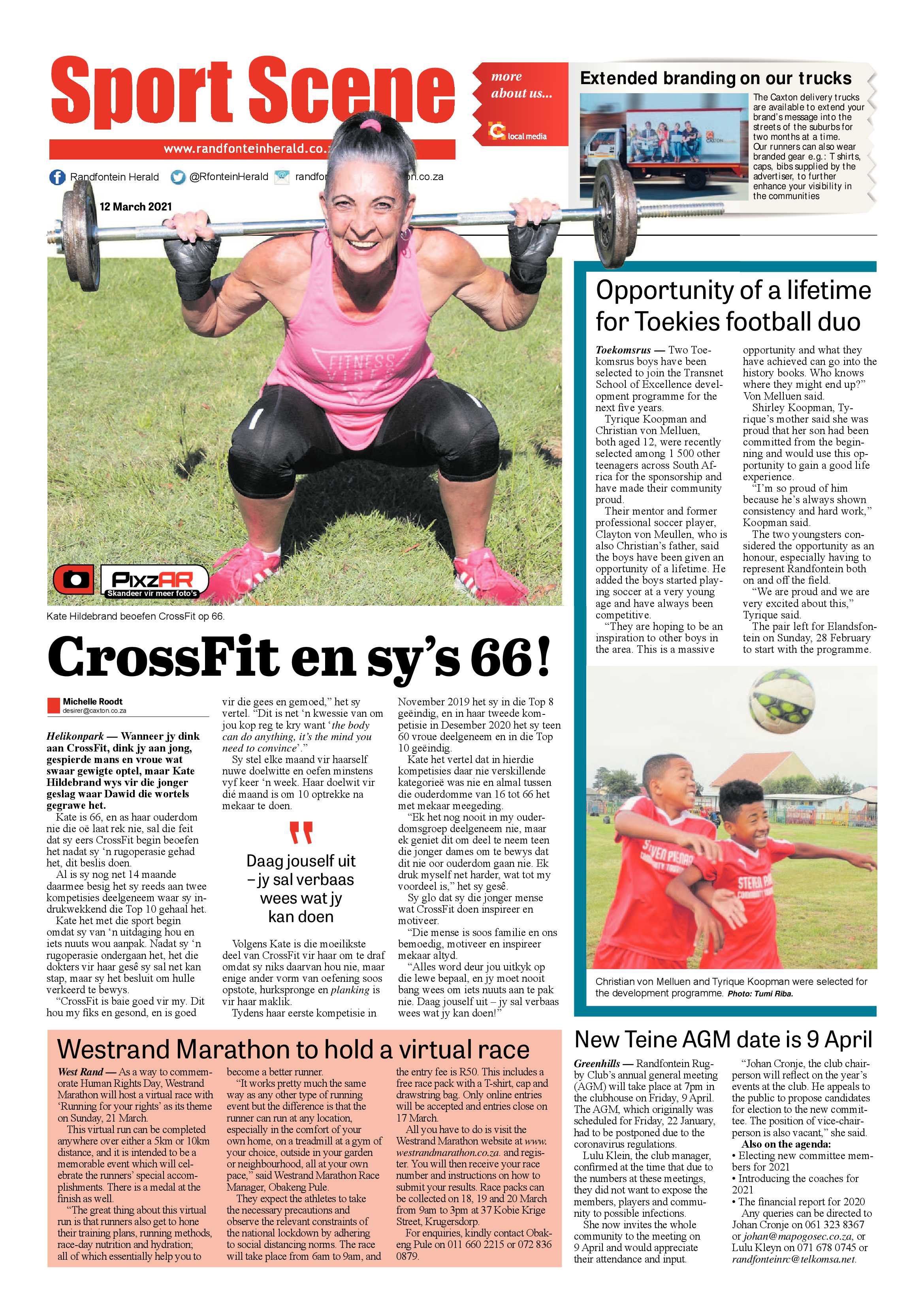 Randfontein Herald 12 March 2021 page 12