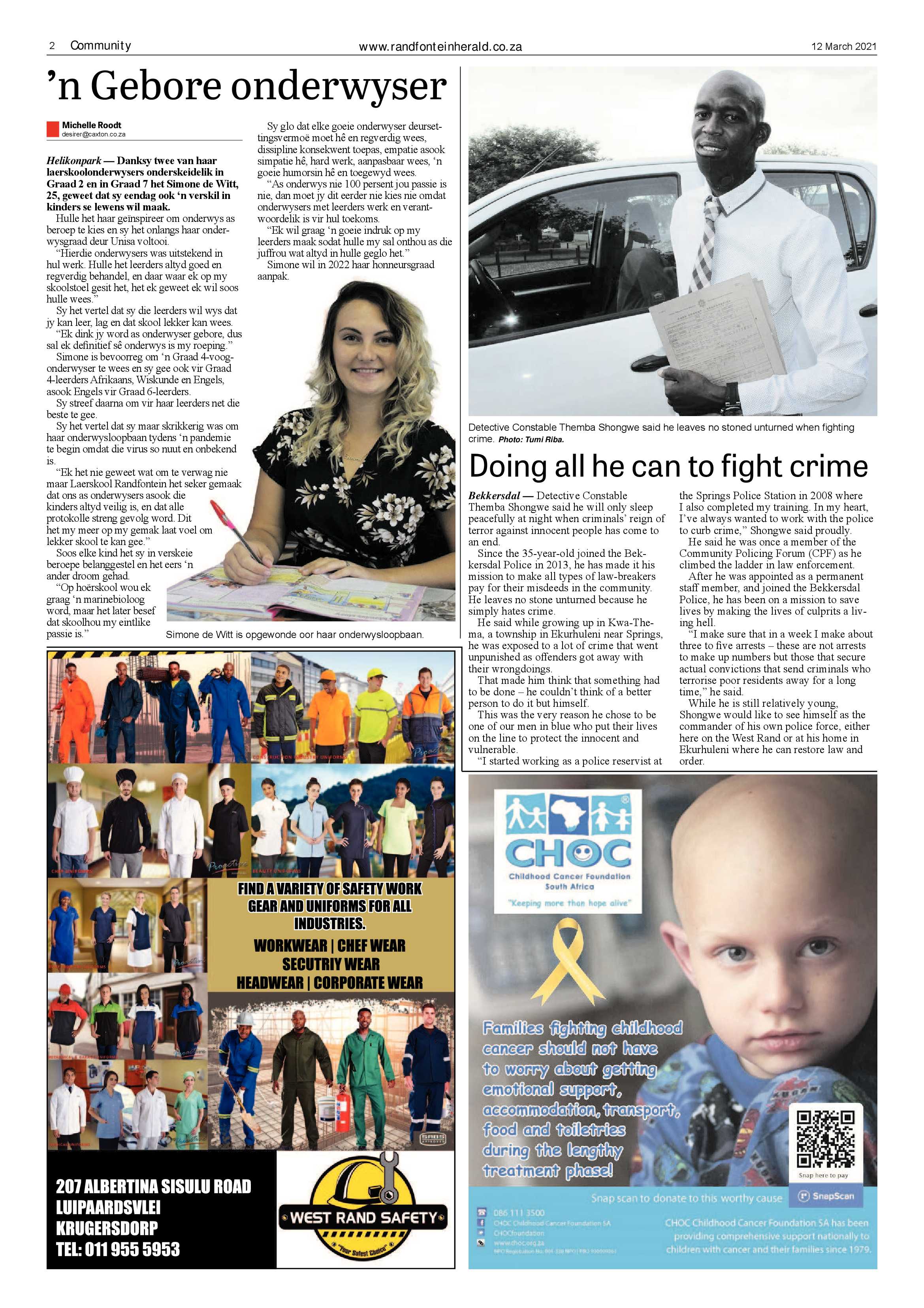 Randfontein Herald 12 March 2021 page 2