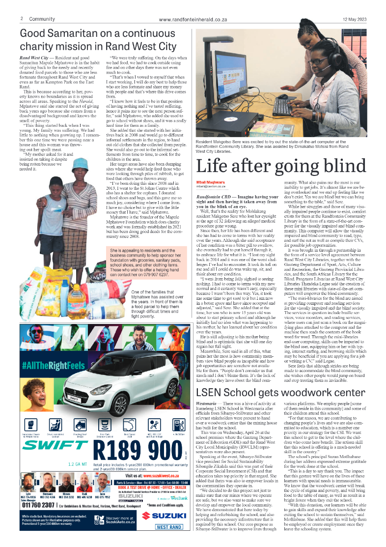 Randfontein Herald 12 May 2023 page 2