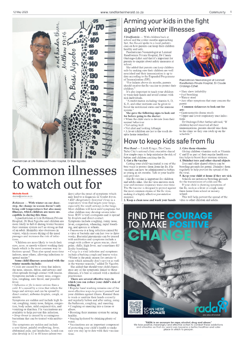 Randfontein Herald 12 May 2023 page 5