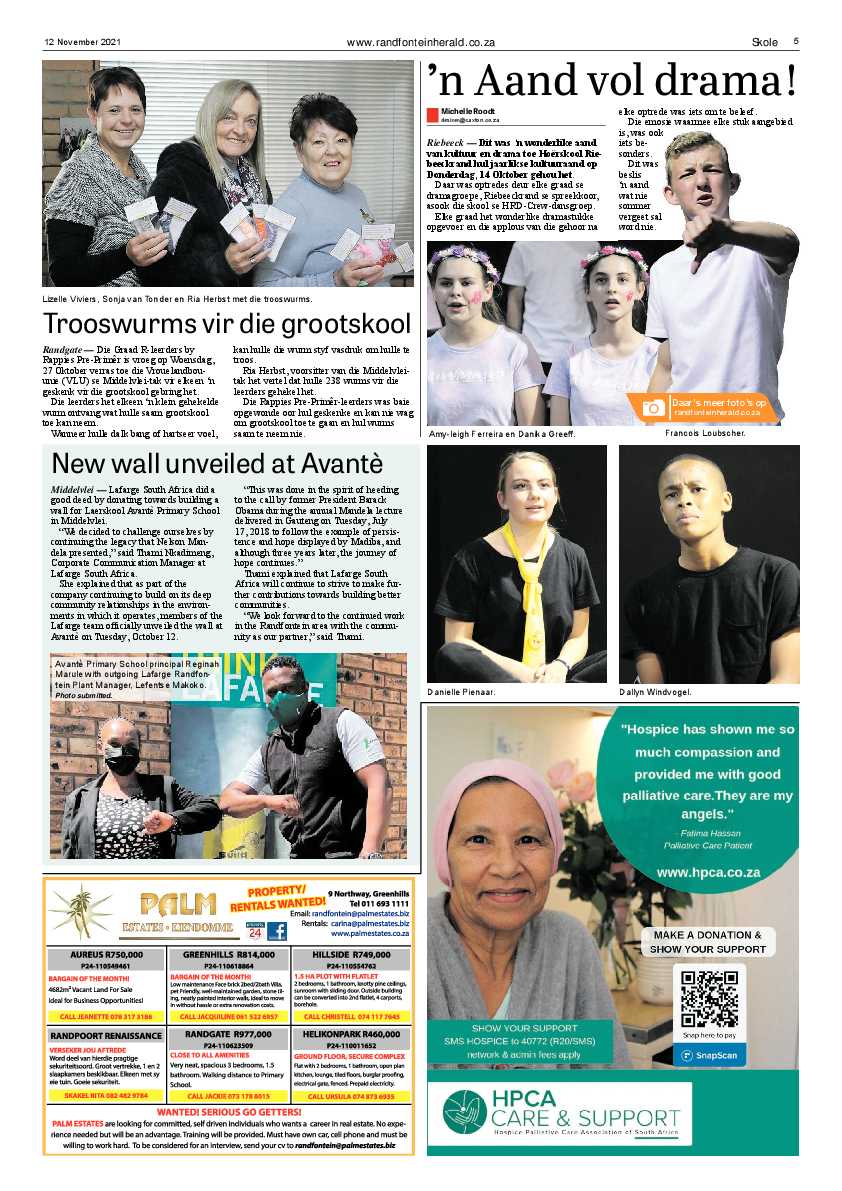 Randfontein Herald 12 November 2021 page 5